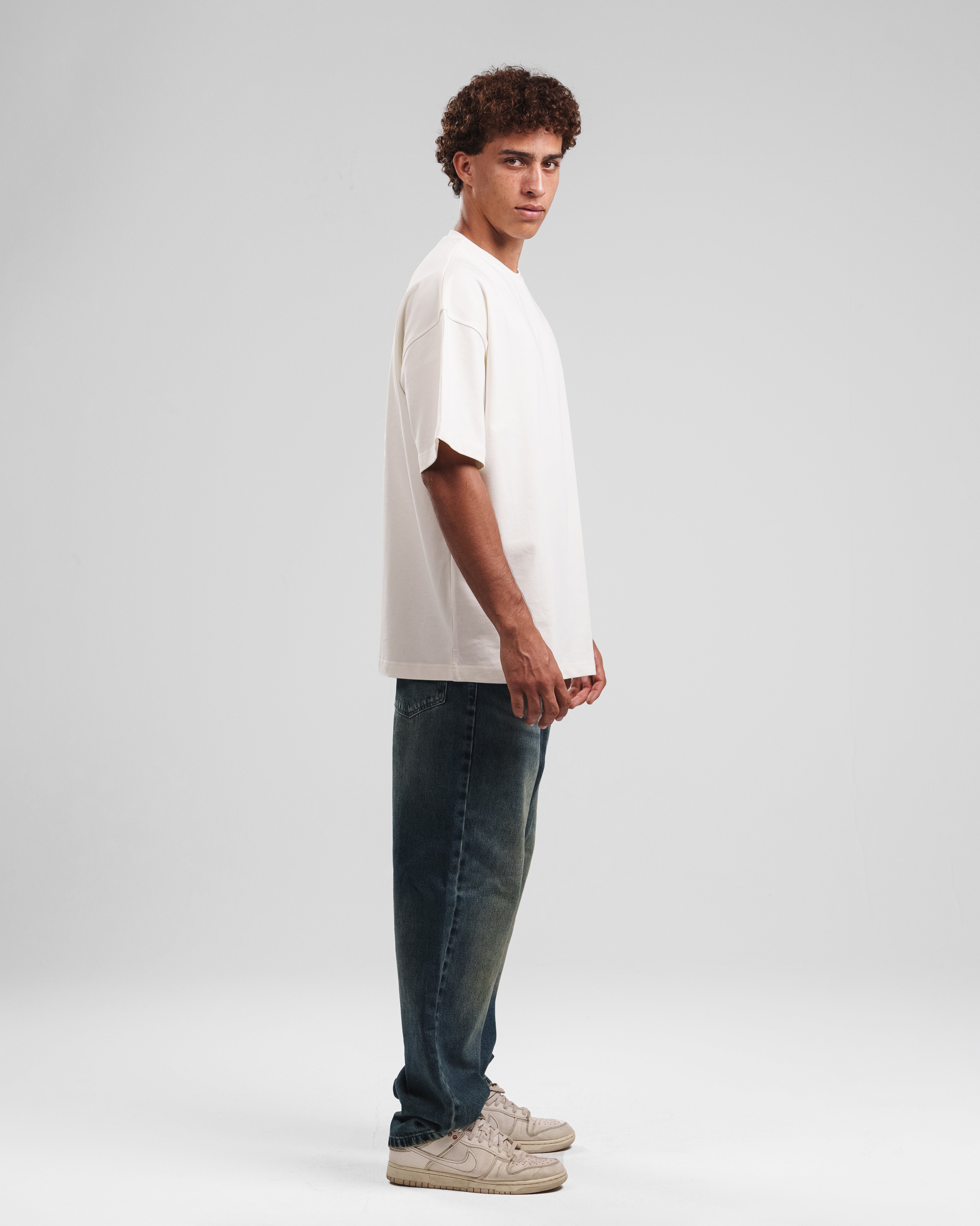 MINE BLUE UTILITY BAGGY JEANS