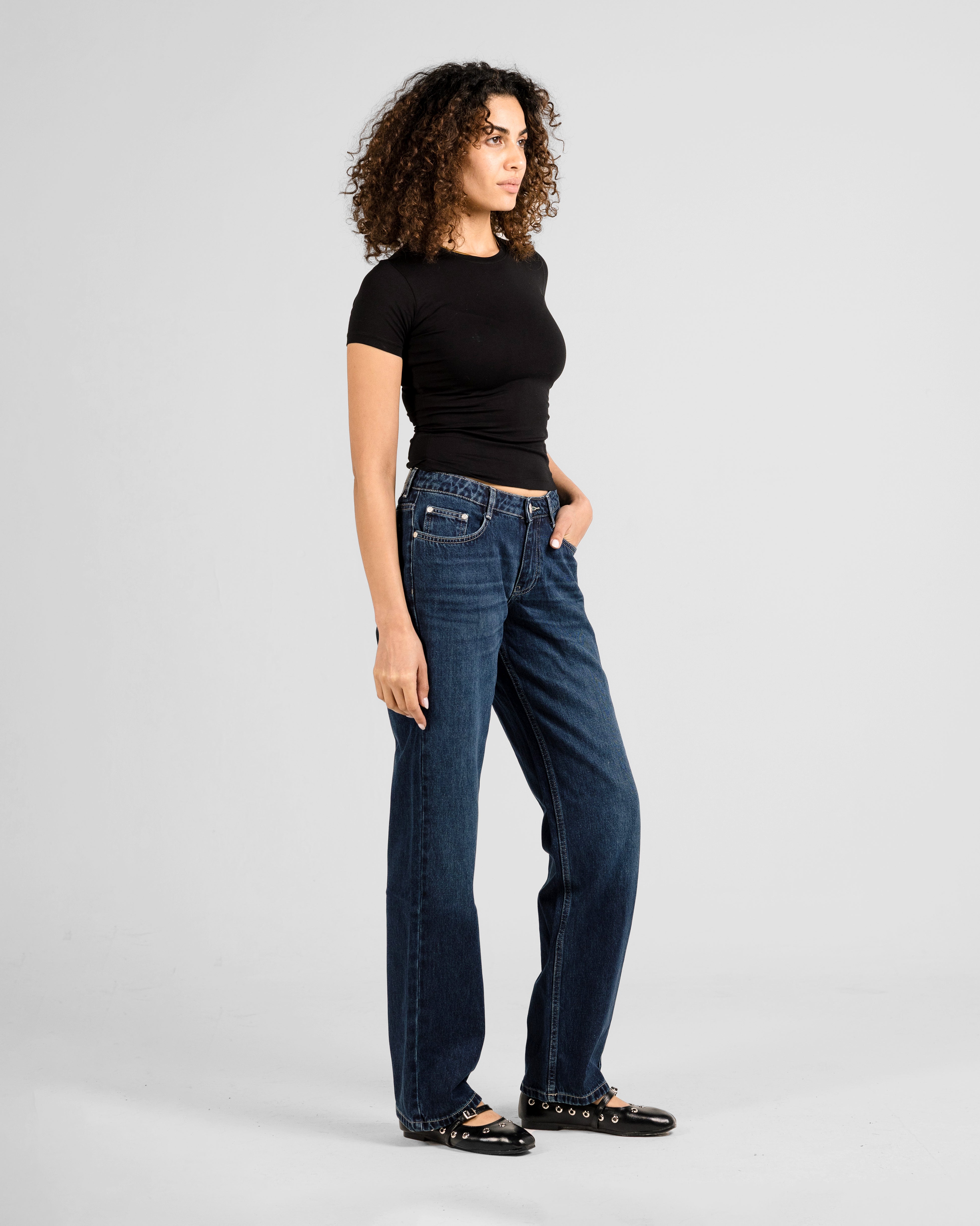 URBAN BLUE SCULPT LOW RISE JEANS