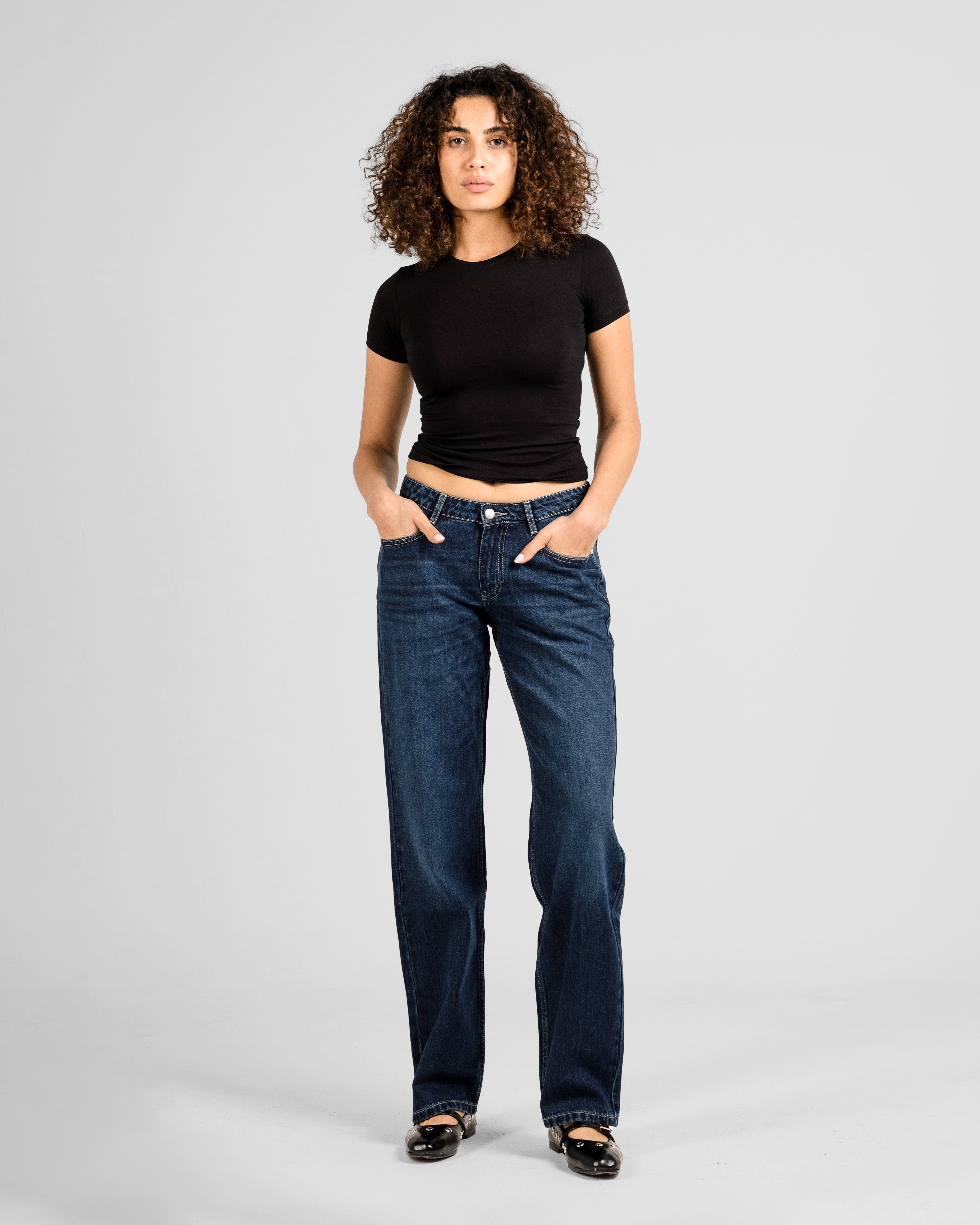 URBAN BLUE SCULPT LOW RISE JEANS