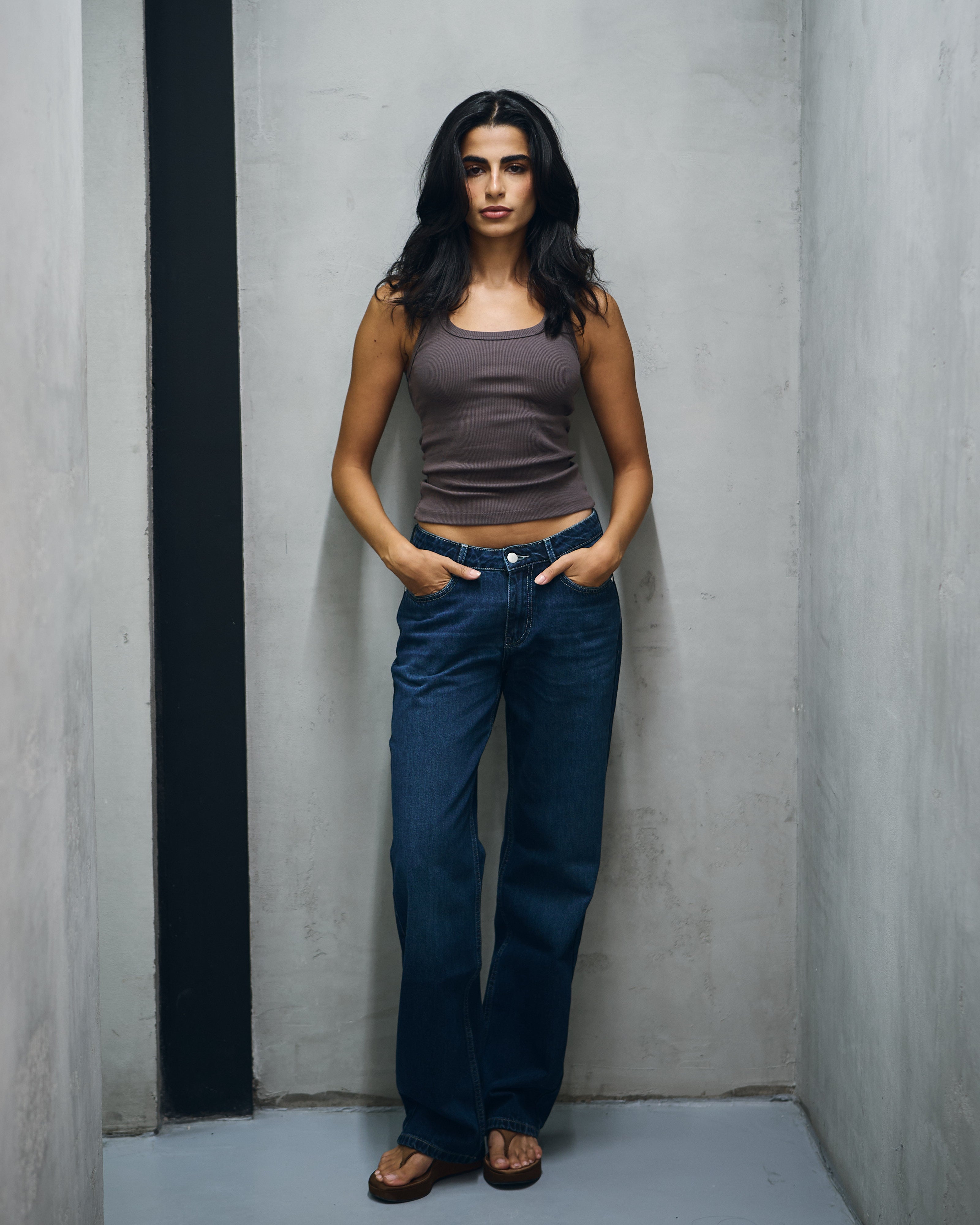 The Essential Brown Tank Top