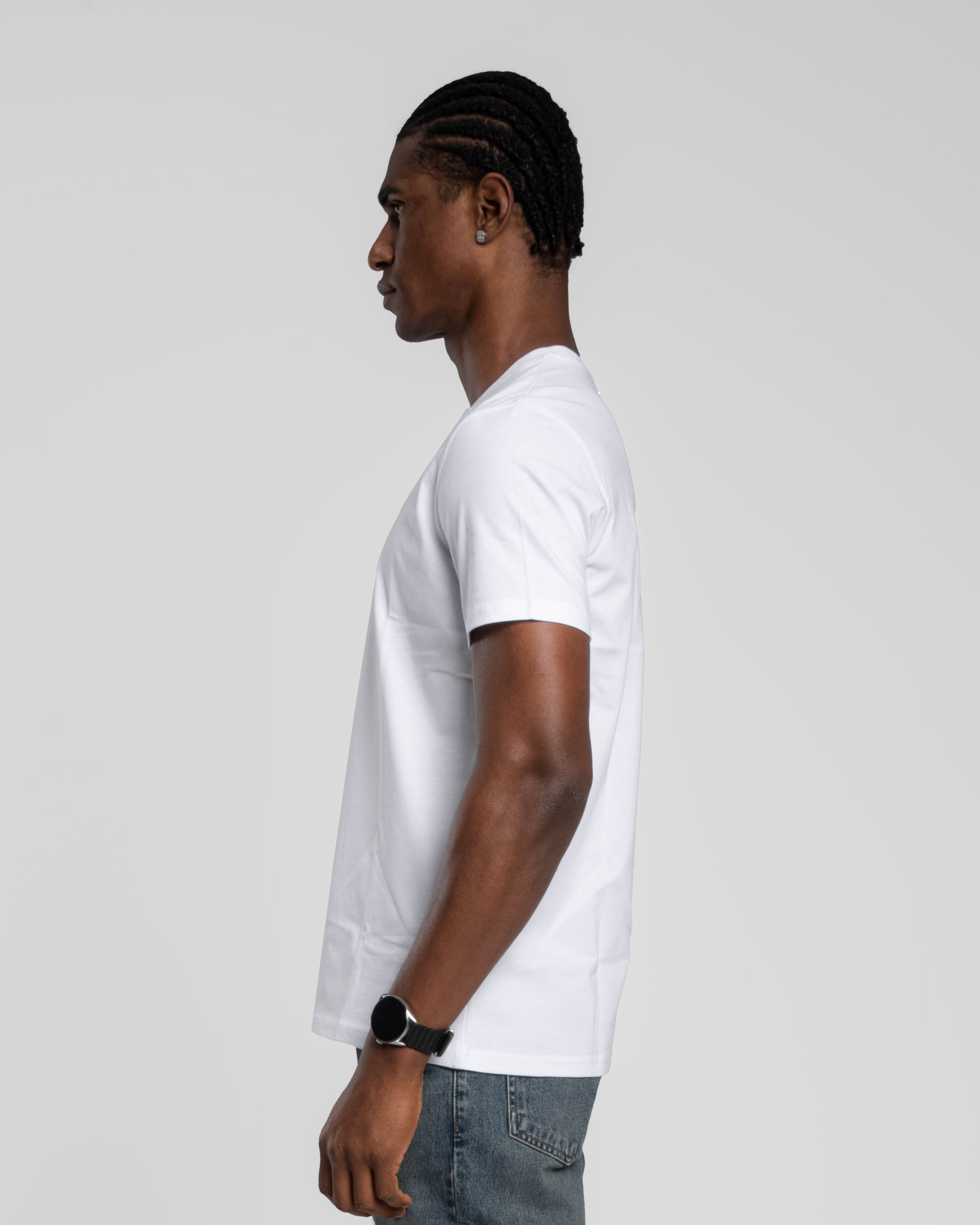 WHITE REGULAR FIT T-SHIRT