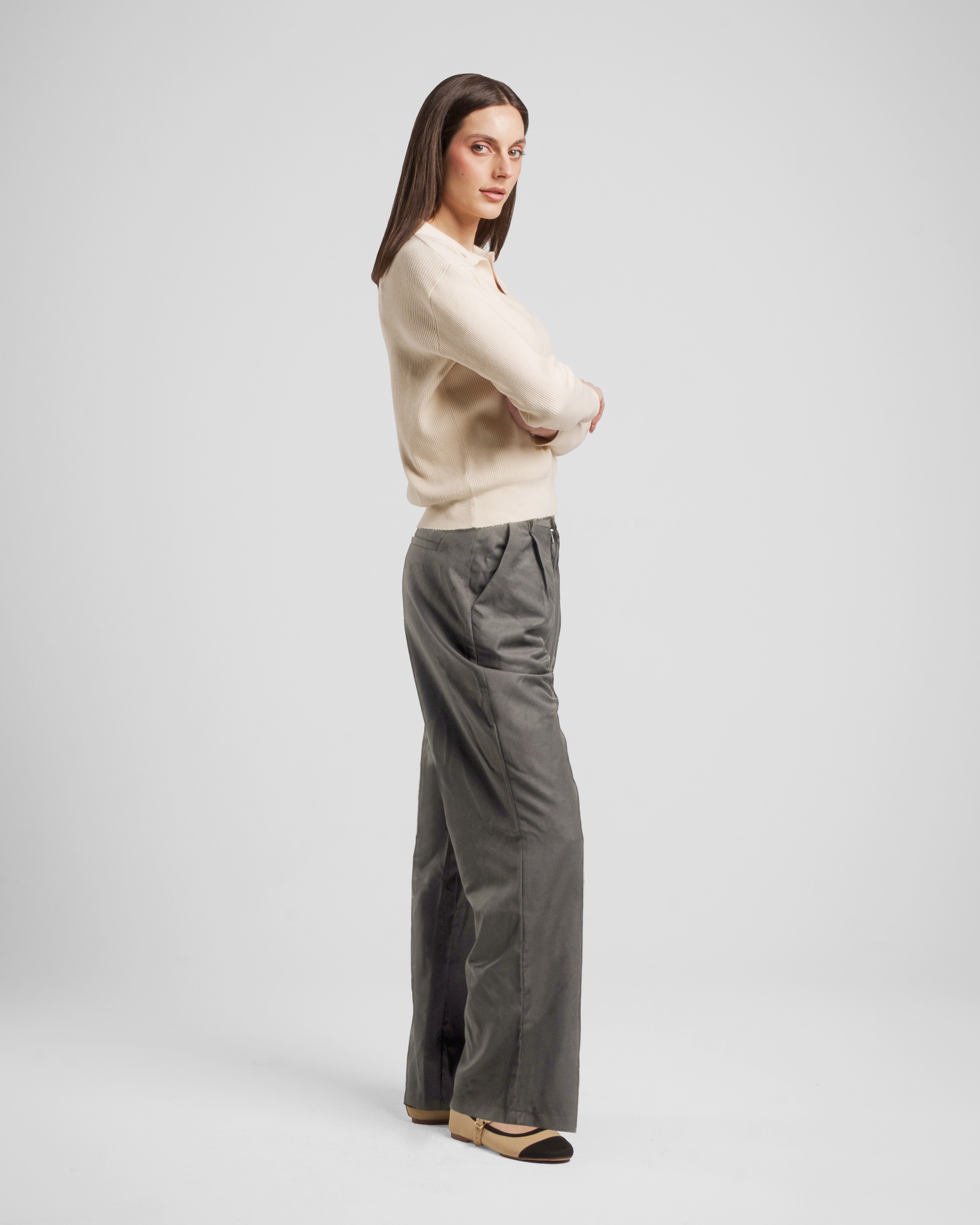 S X Y PLEAT TROUSERS