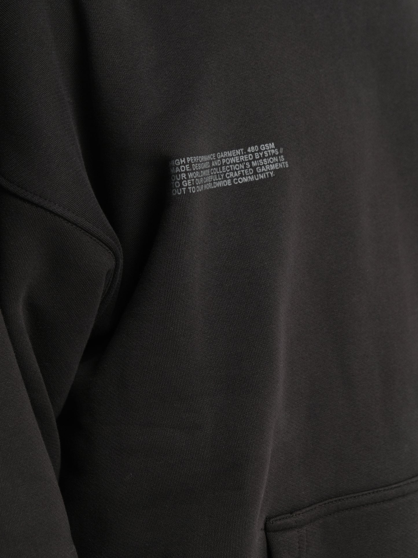 BLACK WORLDWIDE HOODIE