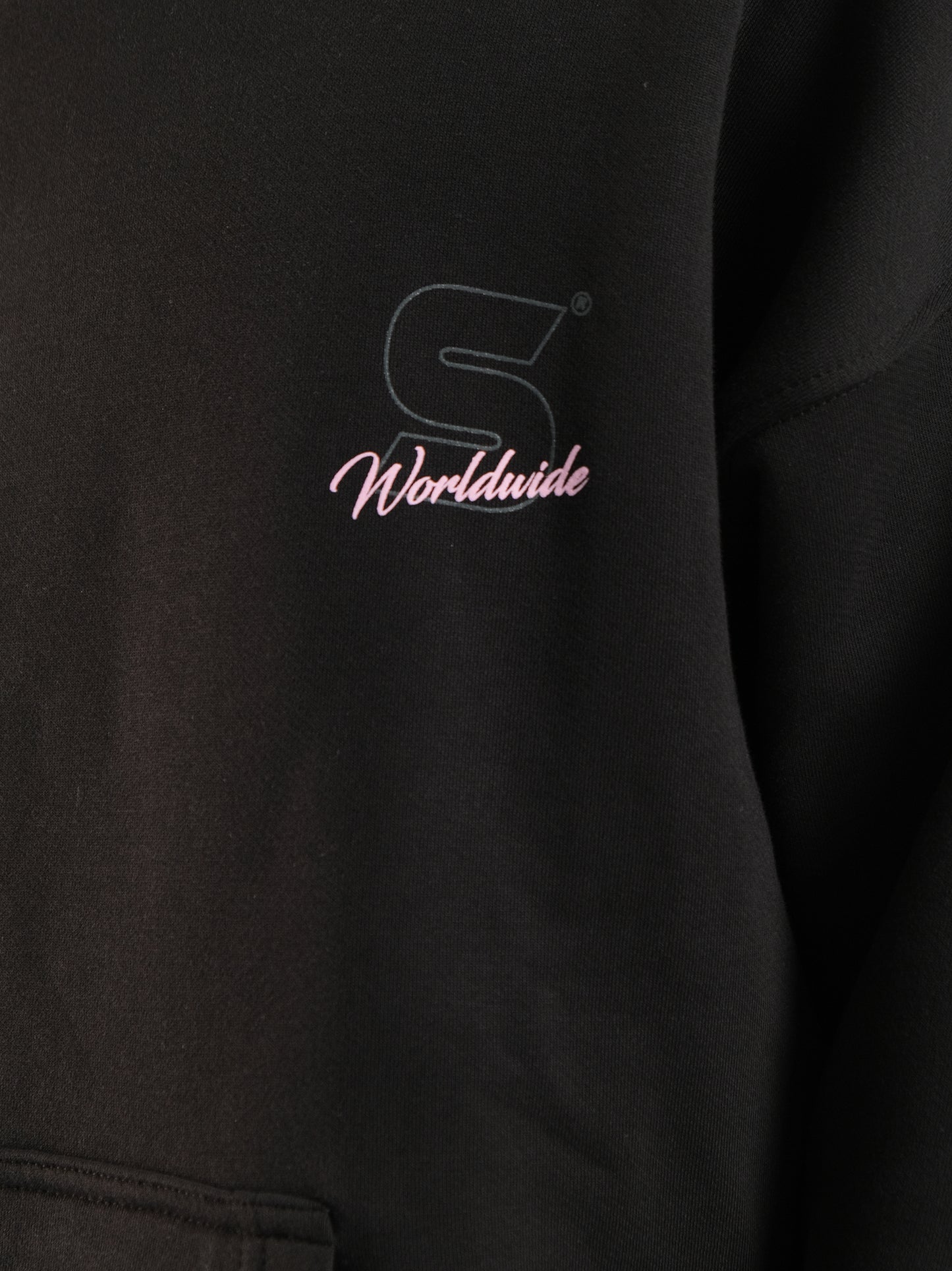 BLACK WORLDWIDE HOODIE