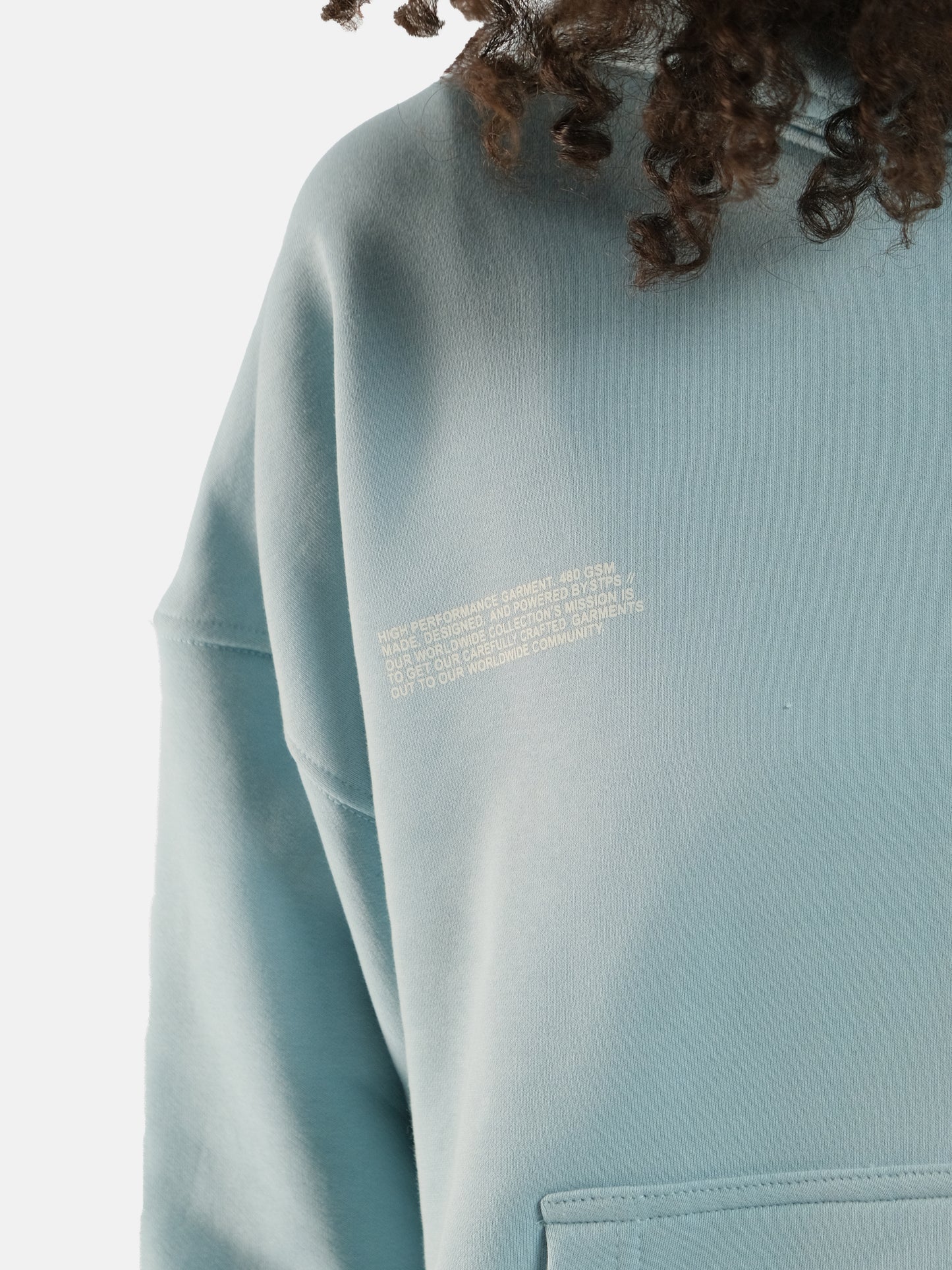 POWDER BLUE WORLDWIDE HOODIE