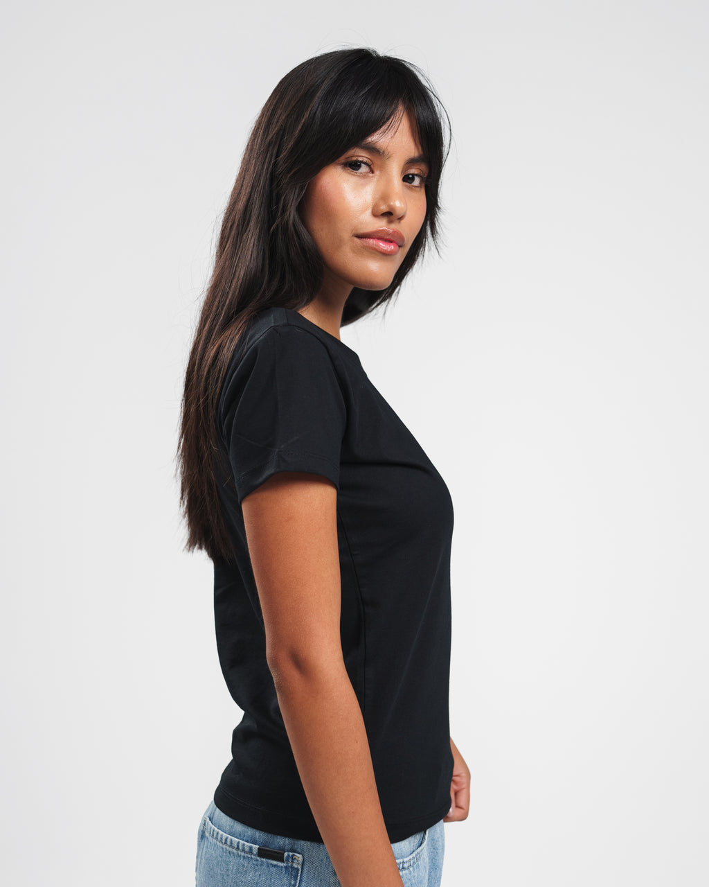 DOUBLE DENIM POCKET TEE