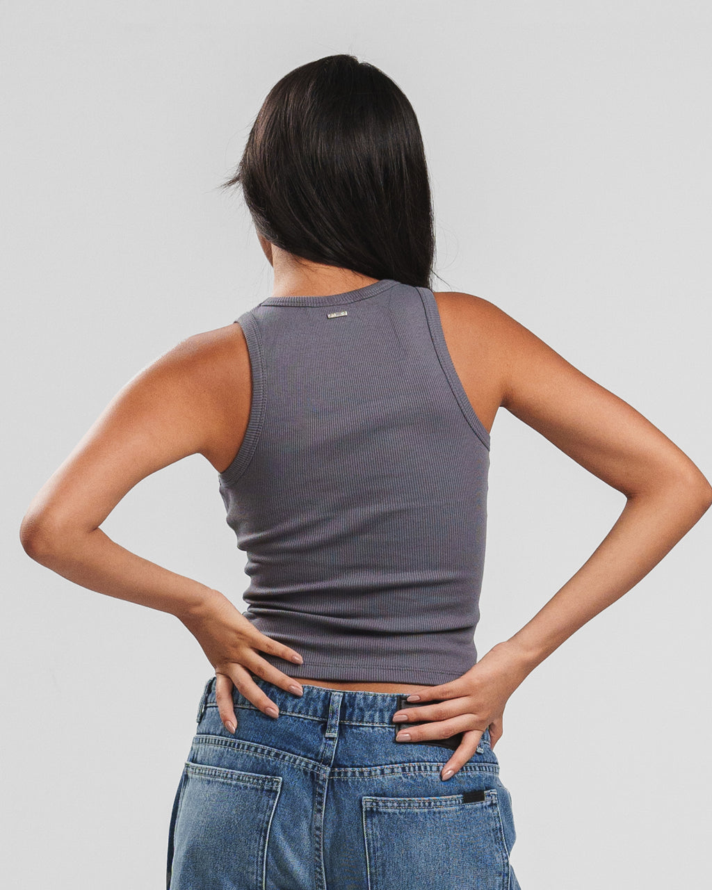DENIM POCKET TANK TOP