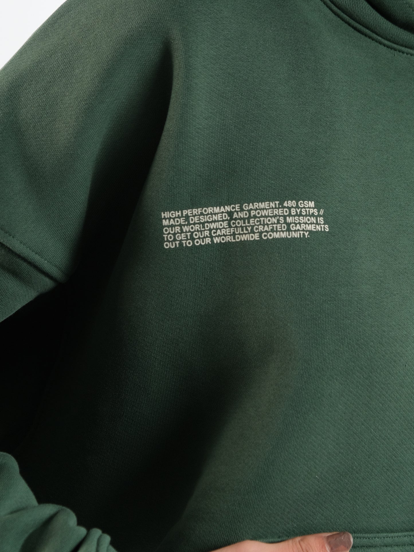 HUNTER GREEN WORLDWIDE HOODIE