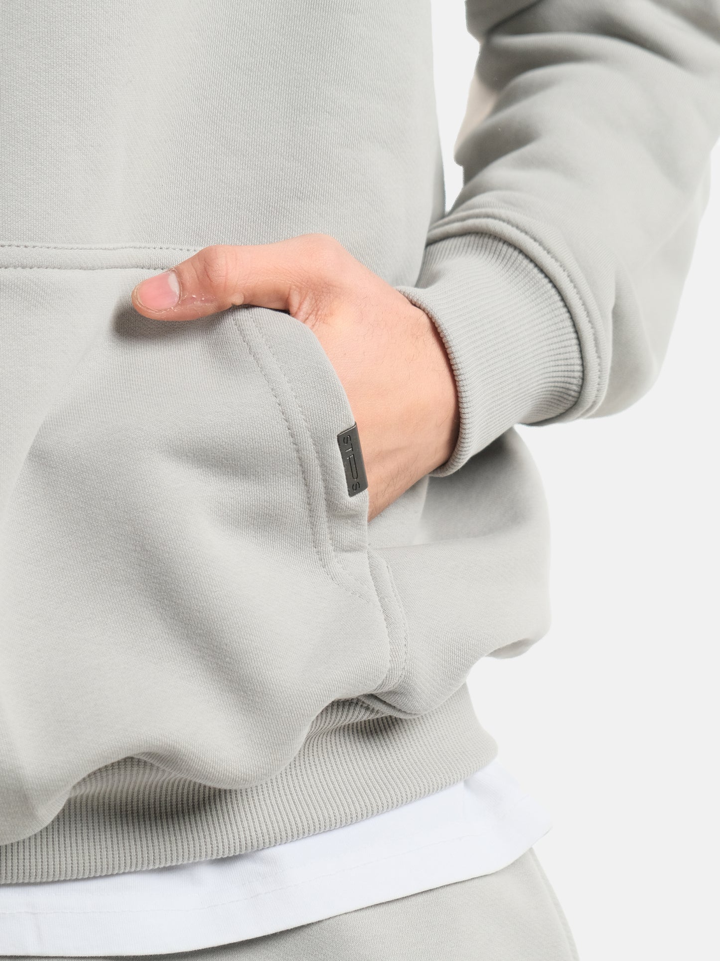 LIGHT GREY WORLDWIDE HOODIE