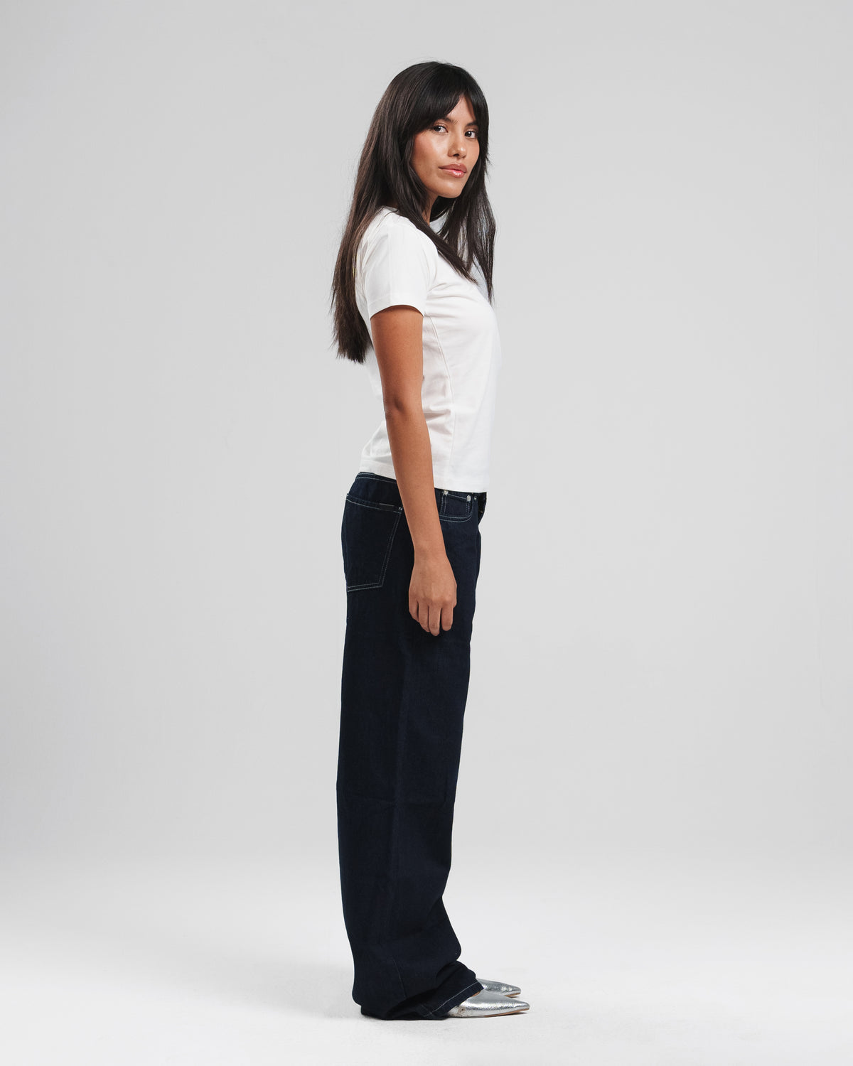 RELAXED MID RISE JEANS