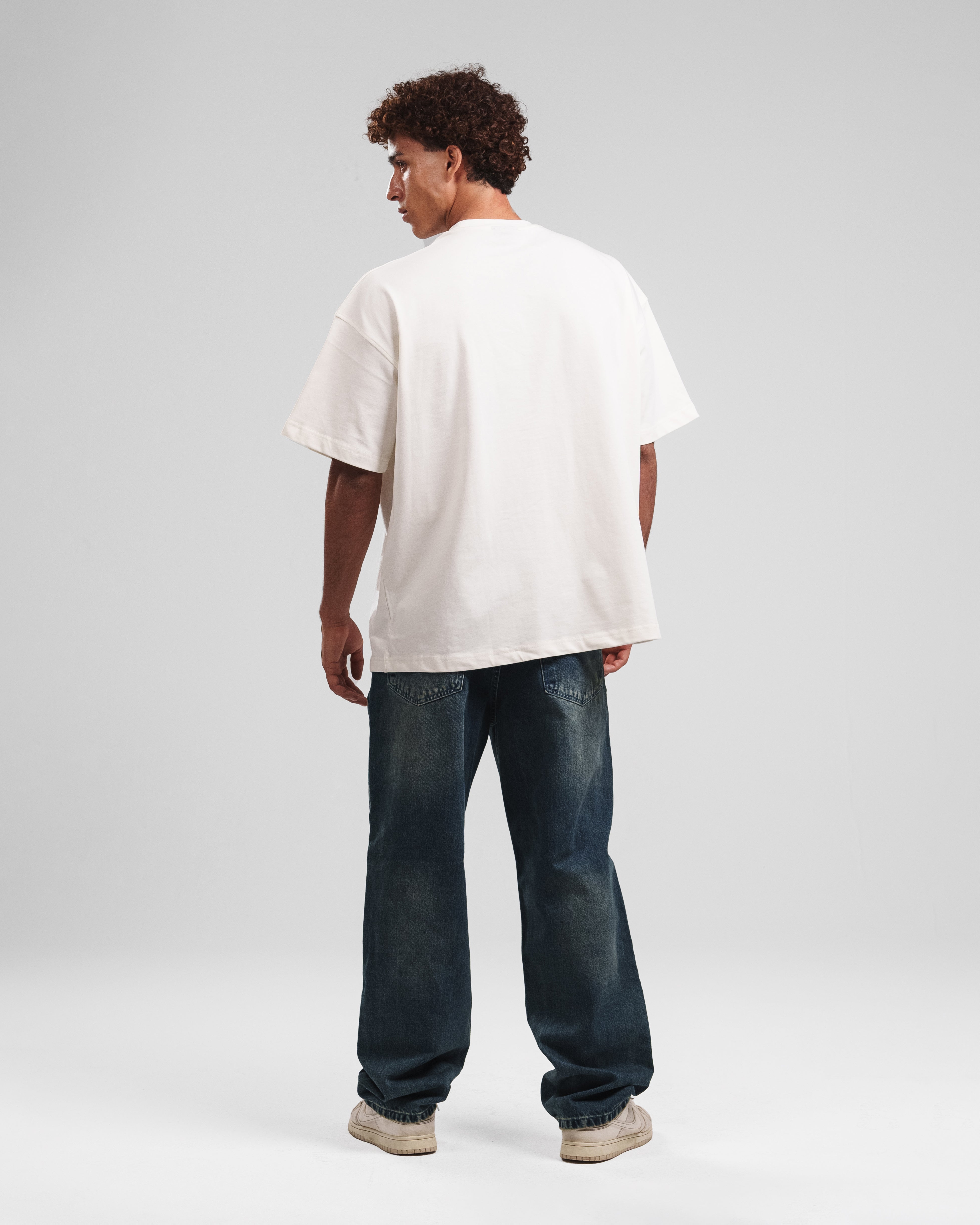 MINE BLUE UTILITY BAGGY JEANS
