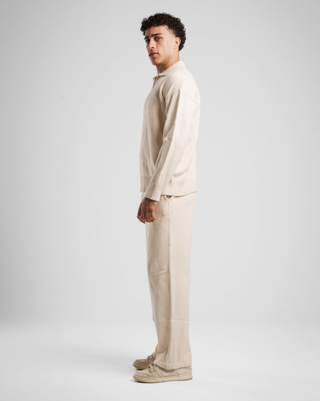 S X Y MEN'S KNIT POLO SWEATER