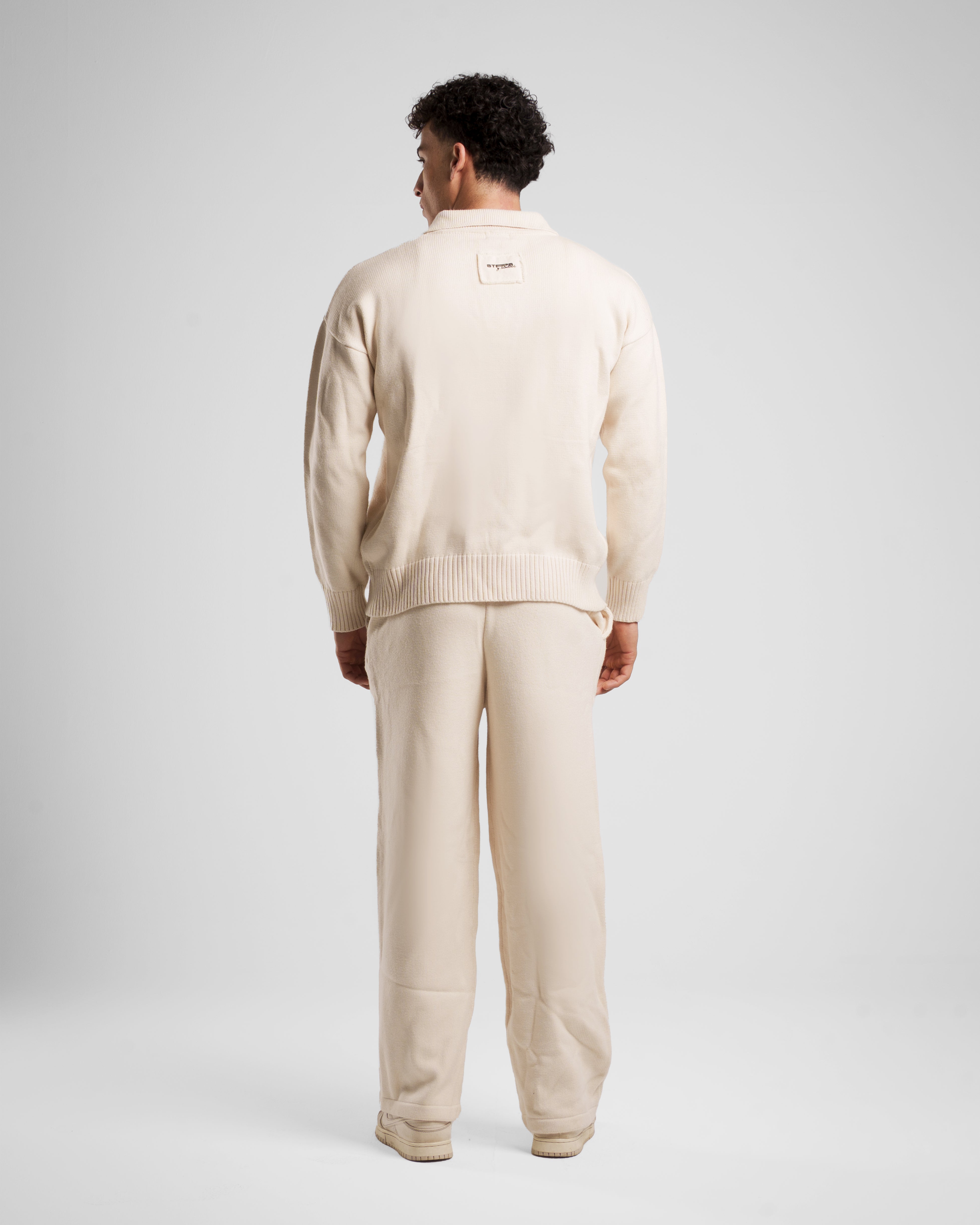 S X Y MEN'S KNIT POLO SWEATER