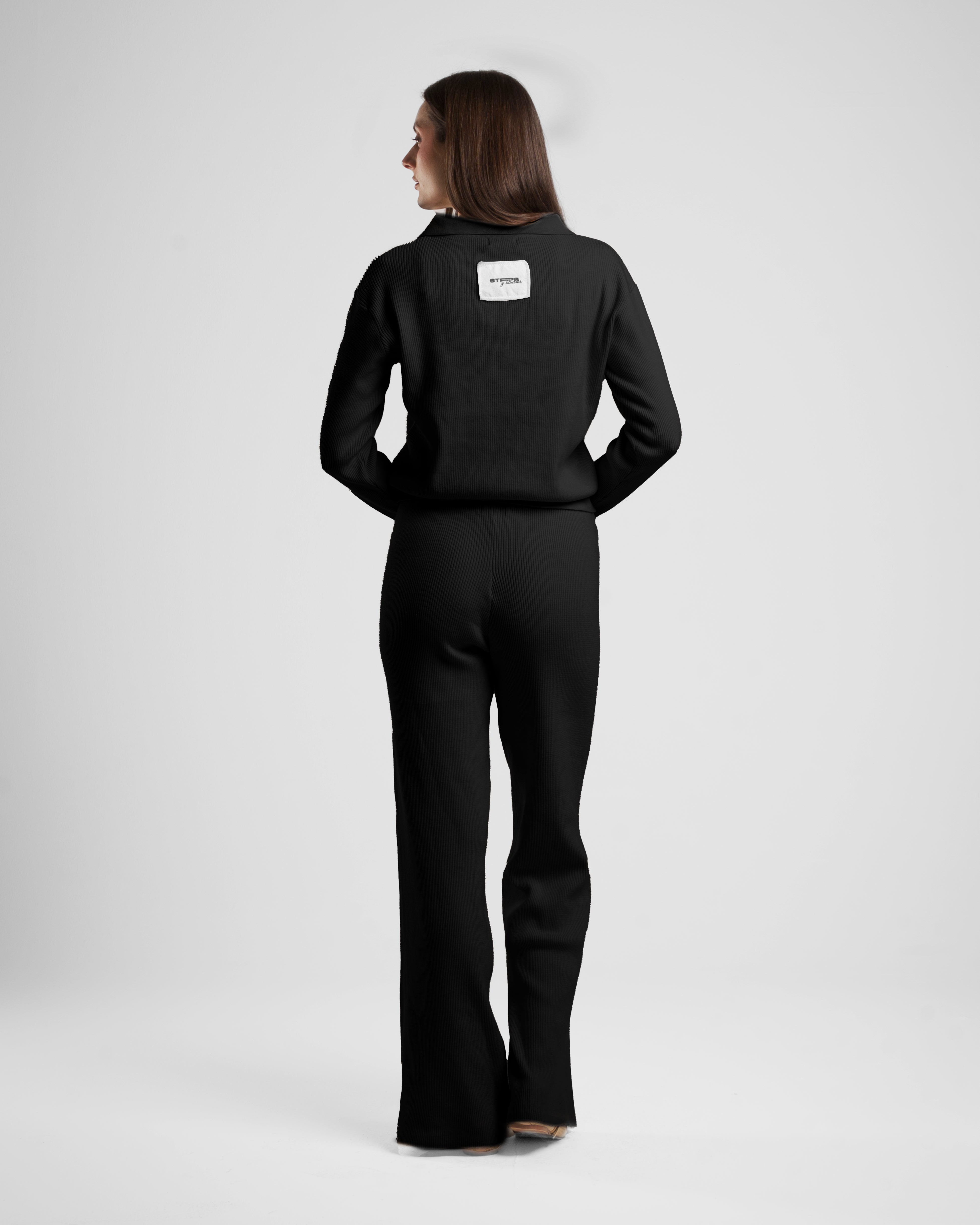 S X Y KNIT POLO SWEATER