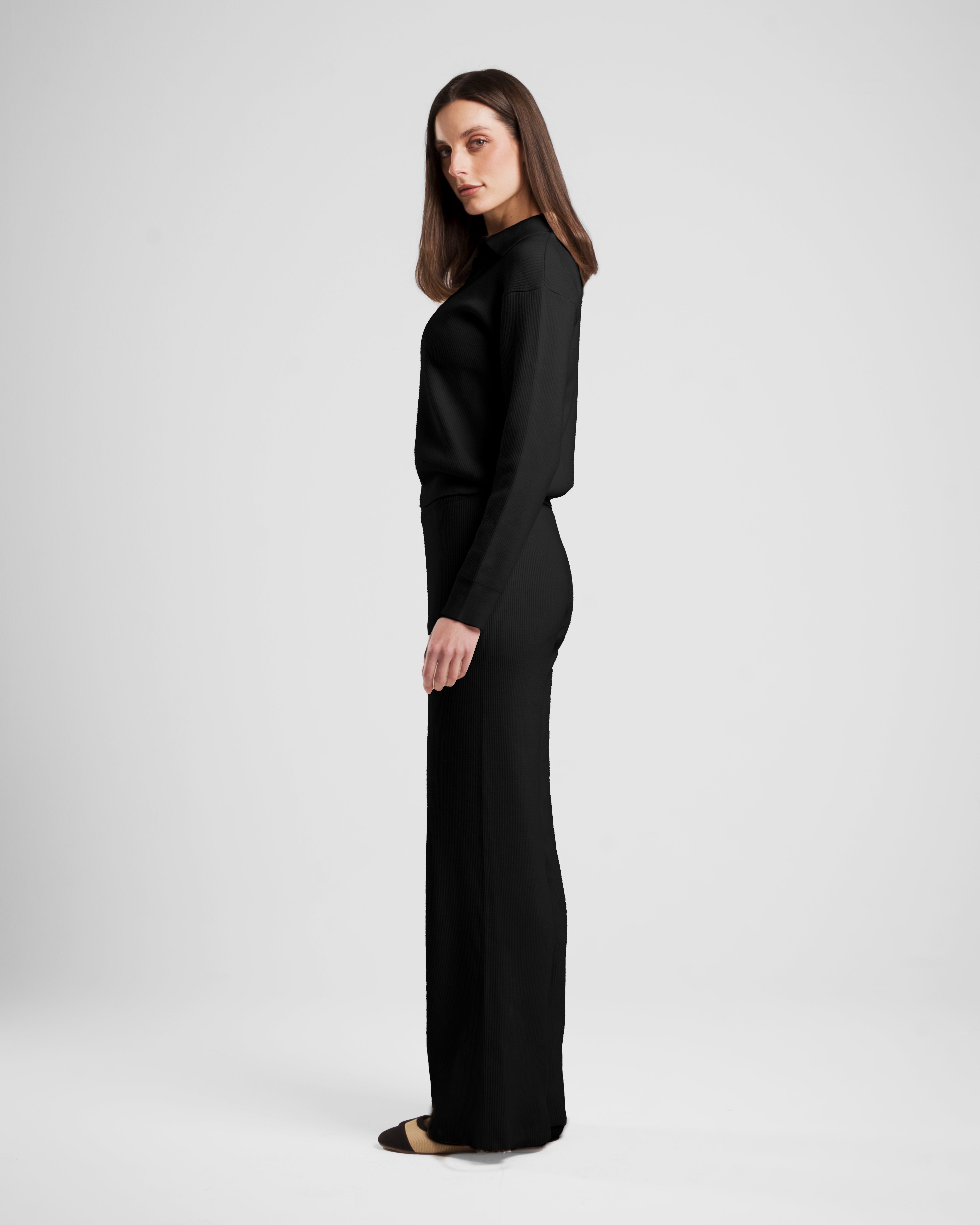 S X Y KNIT POLO SWEATER