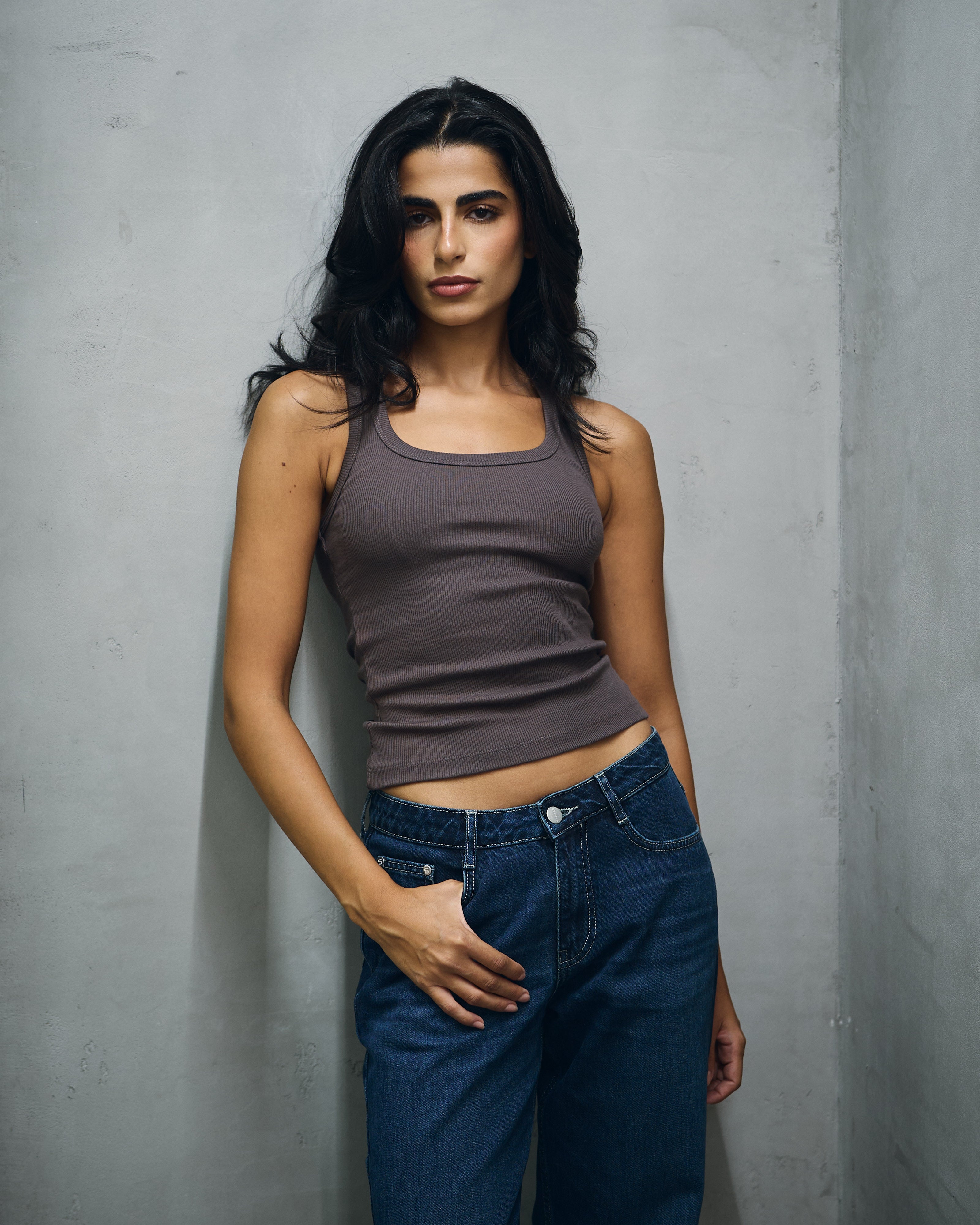 The Essential Brown Tank Top