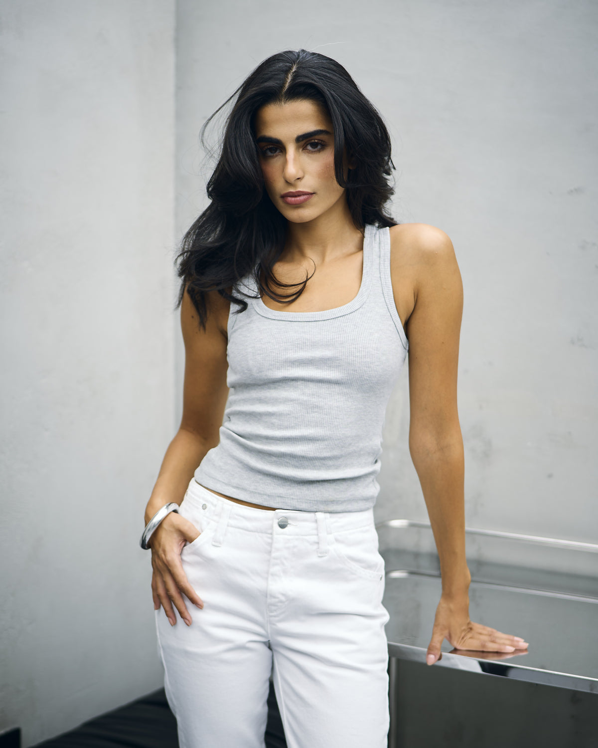 The Essential Grey Tank Top