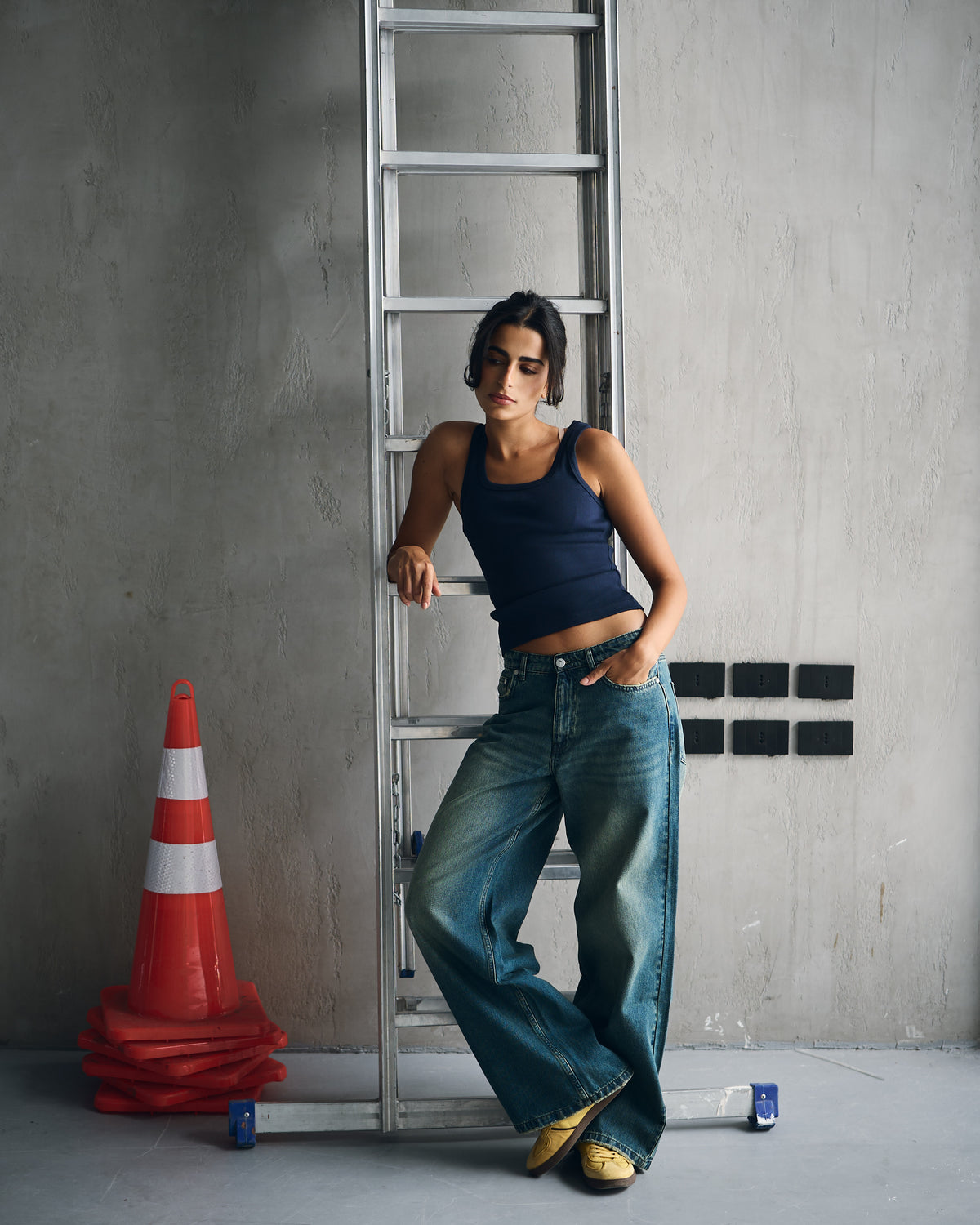 The Essential Navy Tank Top