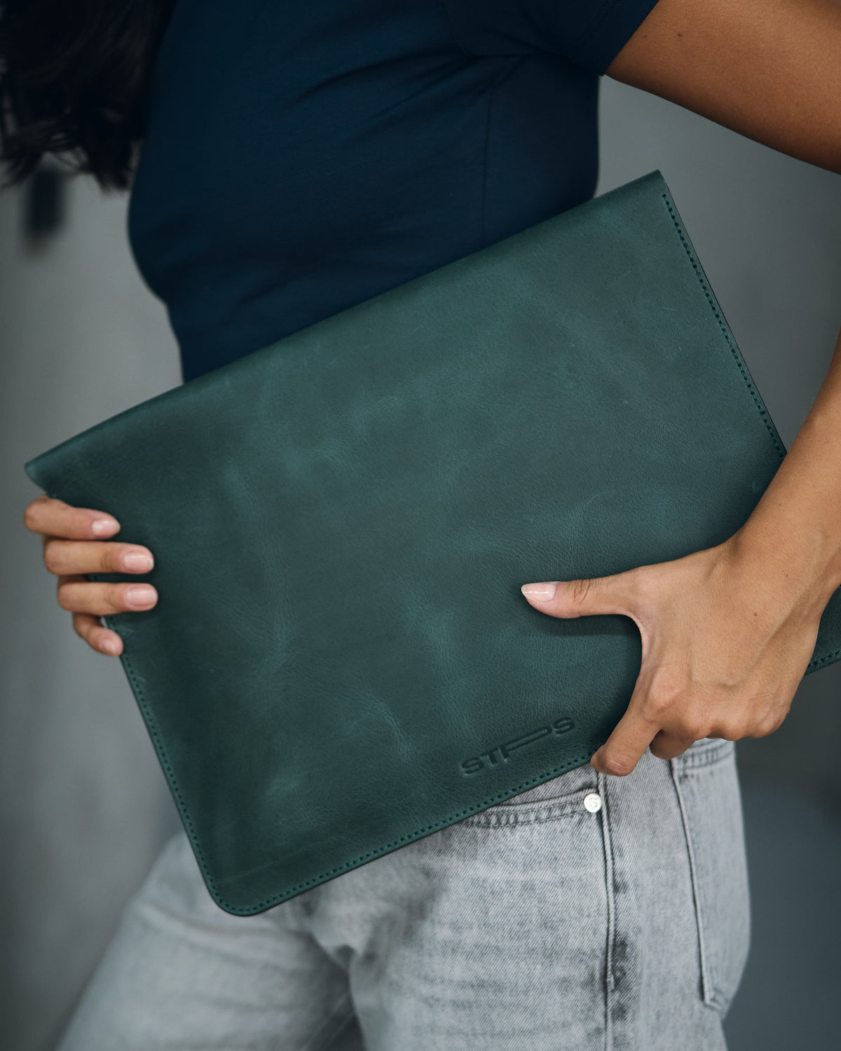Forest Green Envelope Genuine Sleeve