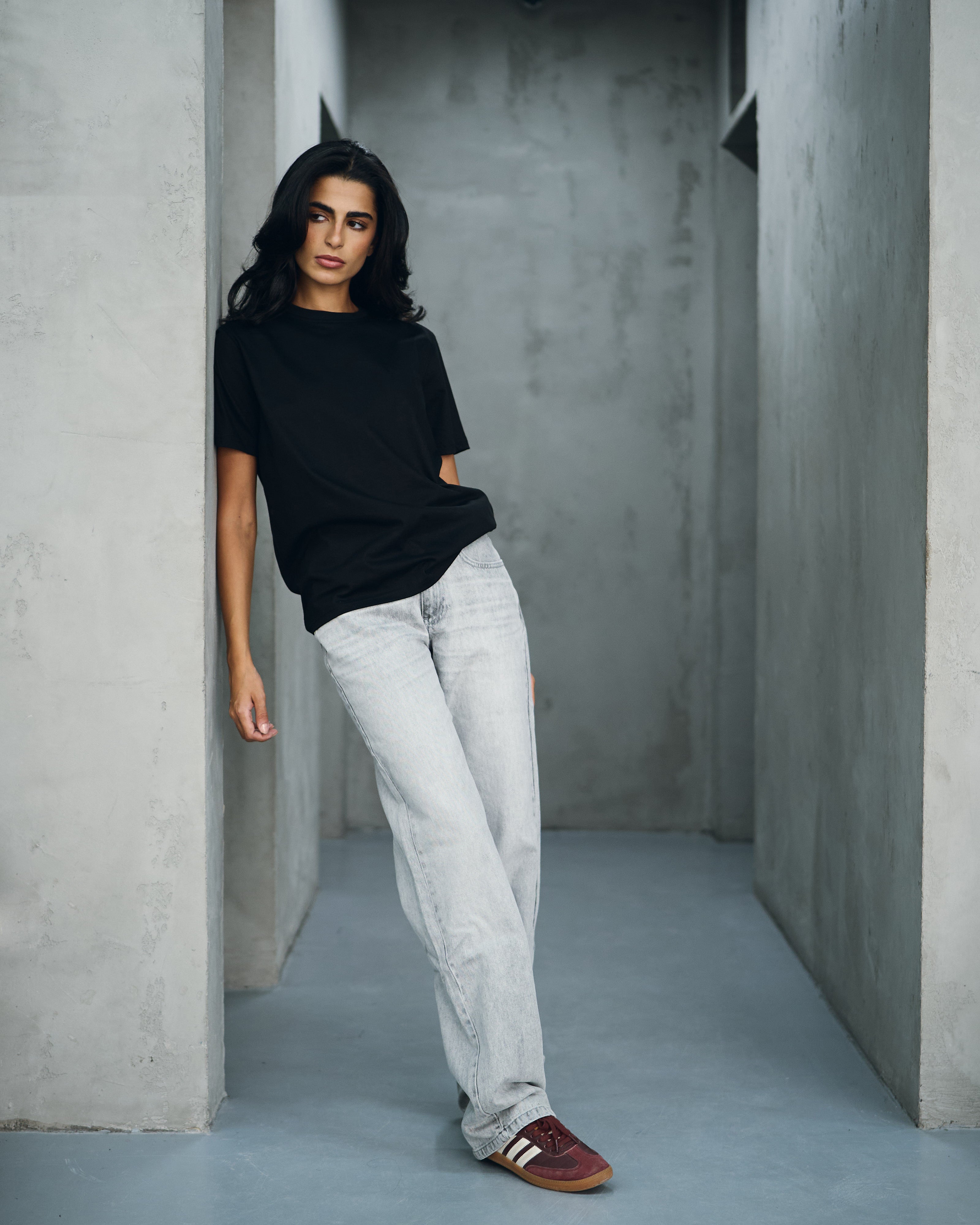 The Boxy Black Tee
