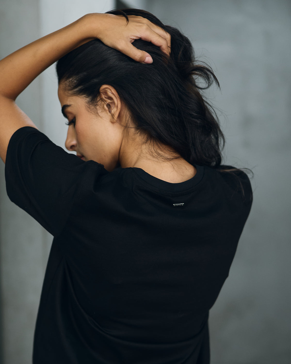 The Boxy Black Tee