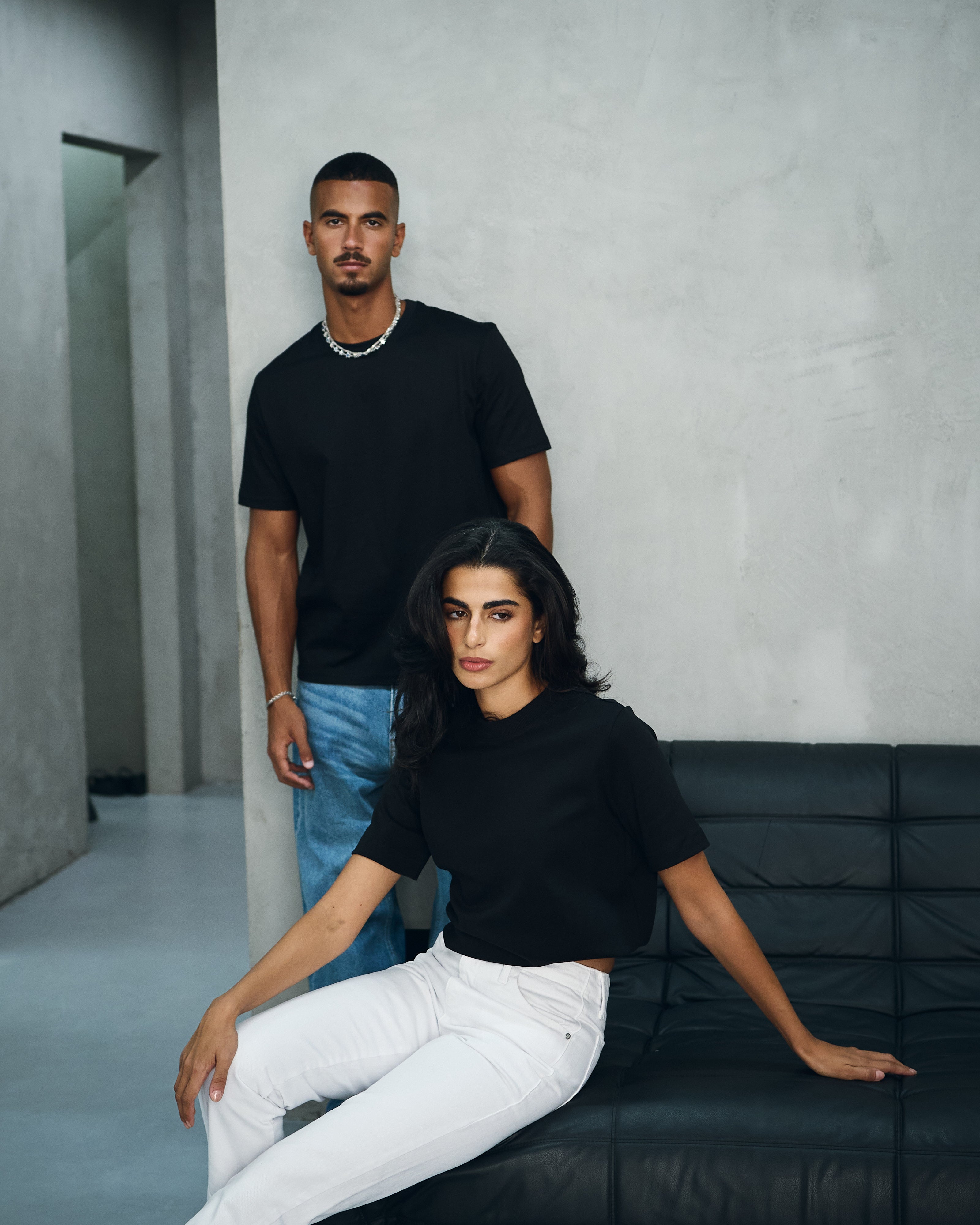 The Boxy Black Tee