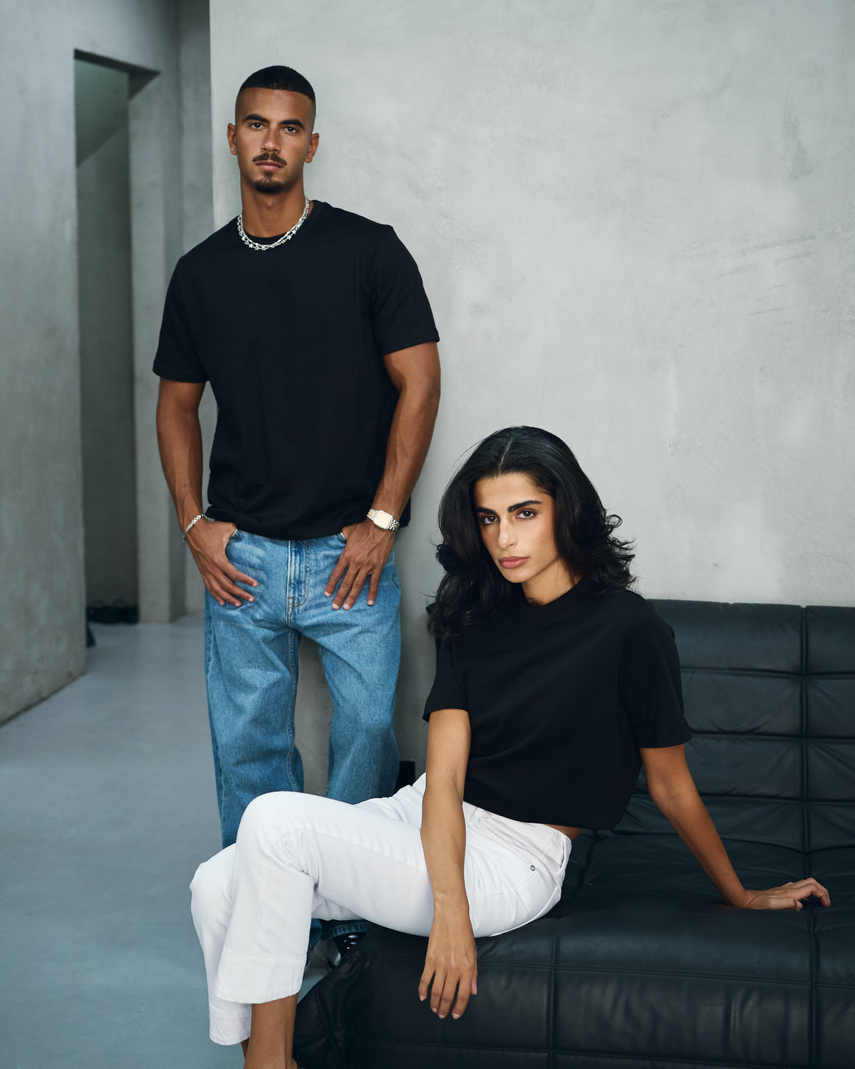 The Boxy Black Tee