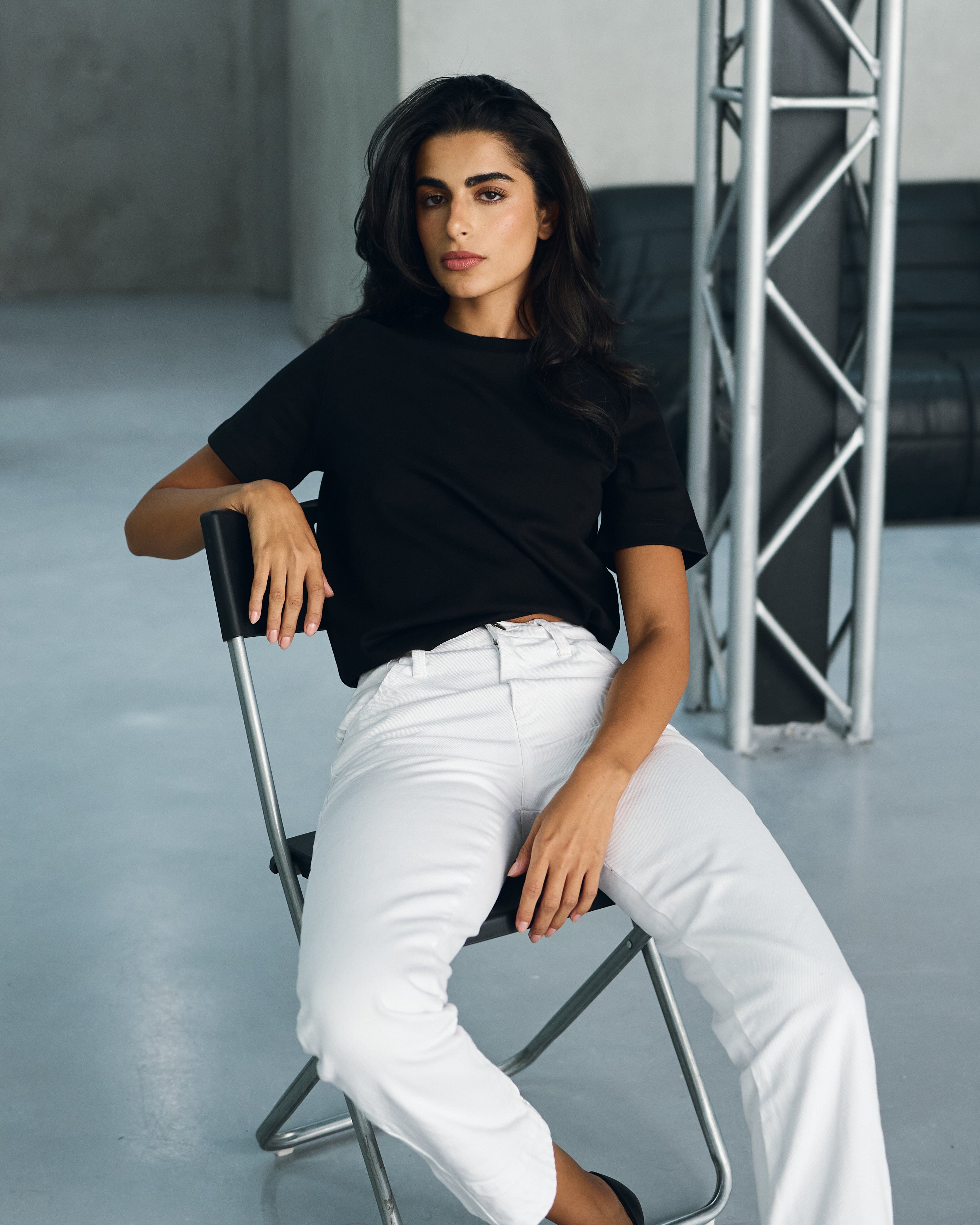 The Boxy Black Tee