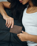 Genuine Grain Brown Card Holder