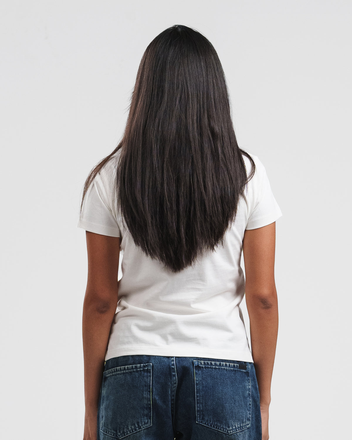 DOUBLE DENIM POCKET TEE