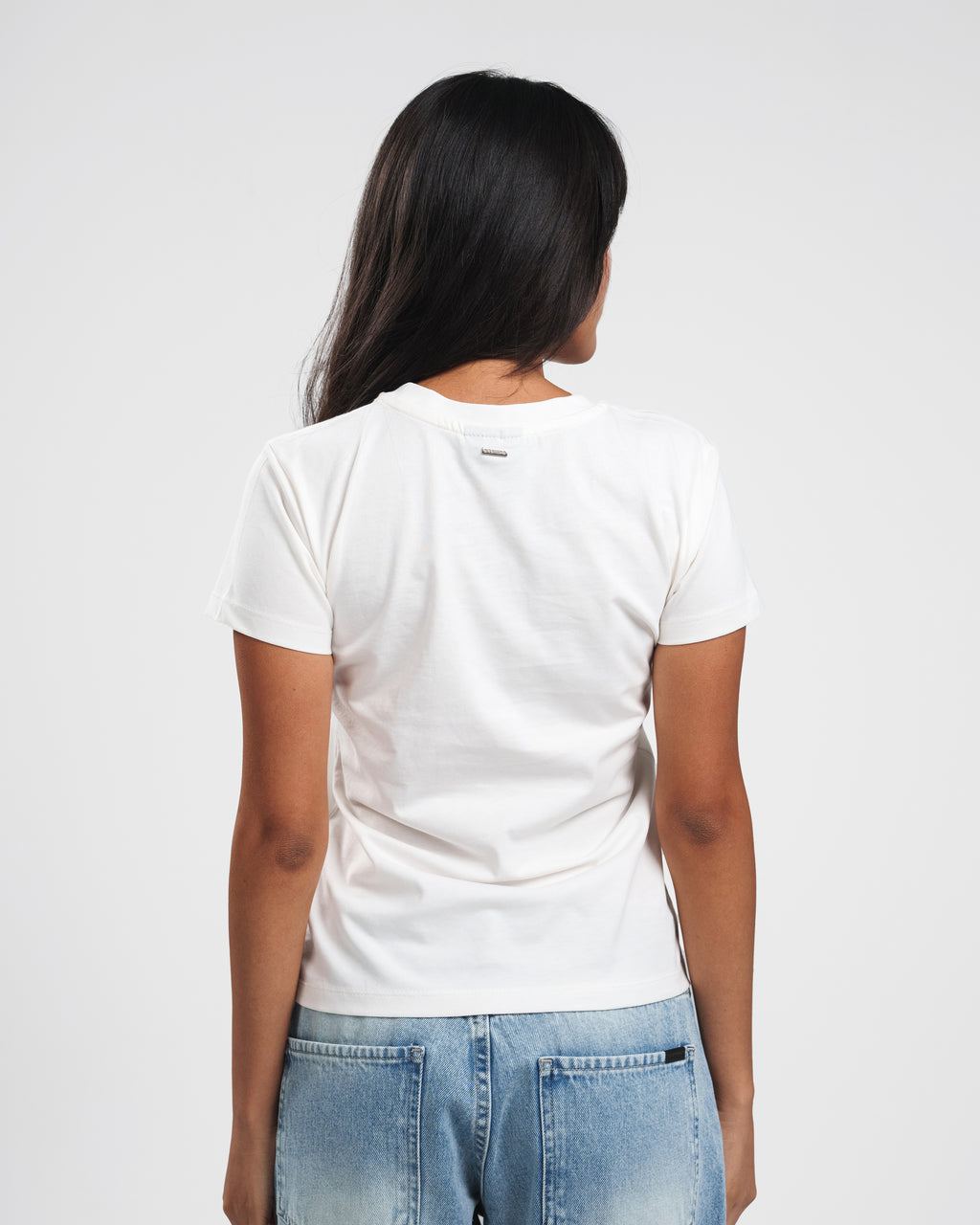 DOUBLE DENIM POCKET TEE
