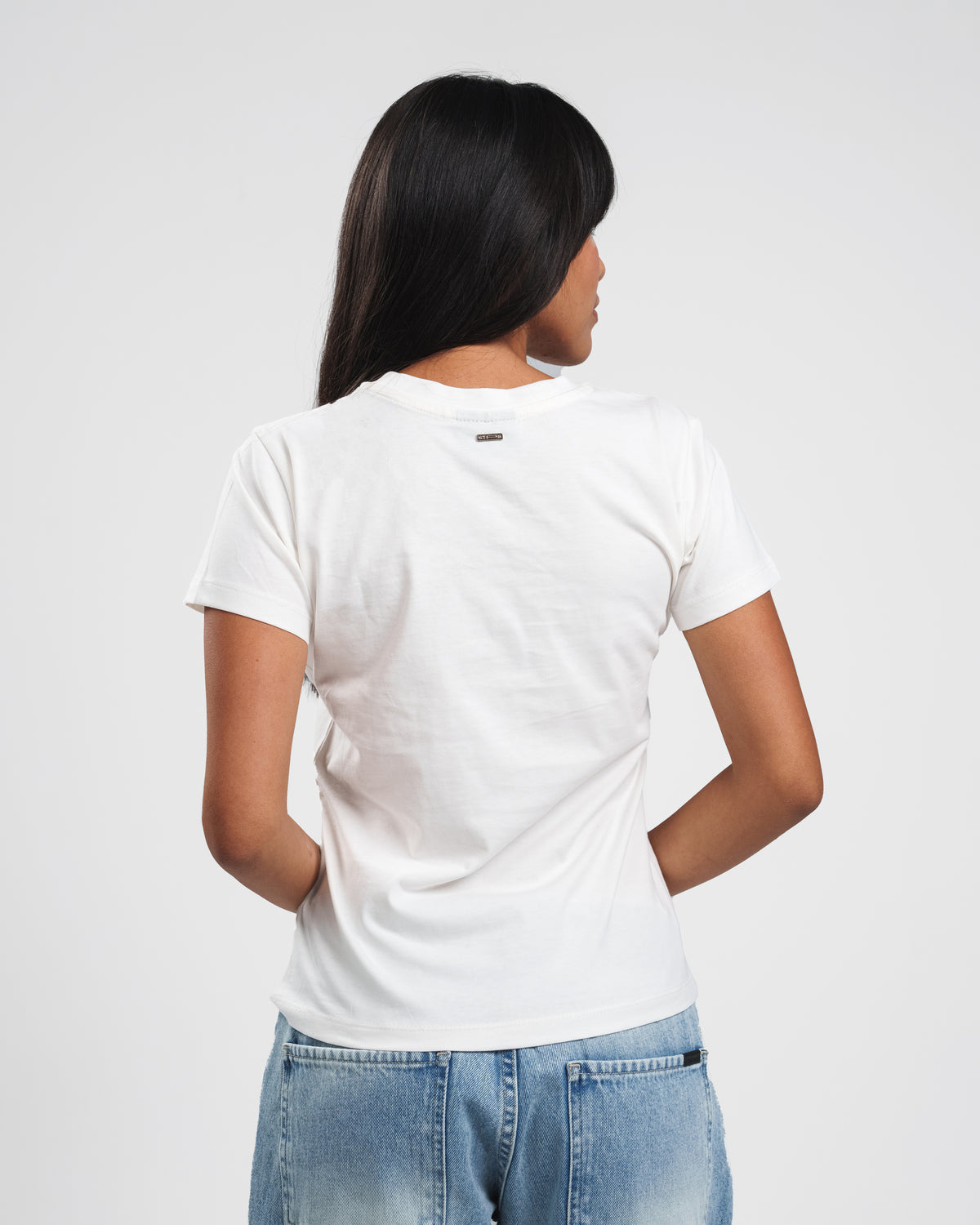 DOUBLE DENIM POCKET TEE