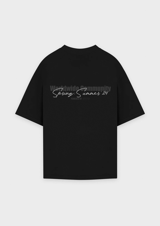 BLACK WORLDWIDE COMMUNITY T-SHIRT