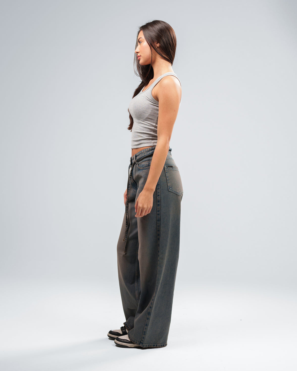 DRAWSTRING ULTRA BAGGY JEANS