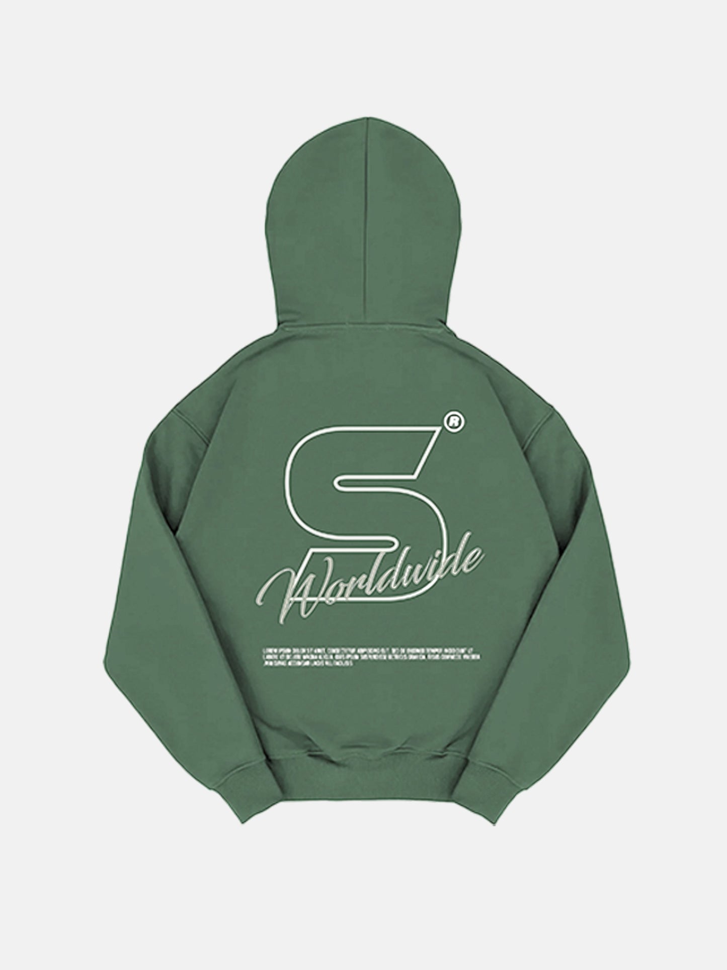 HUNTER GREEN WORLDWIDE HOODIE