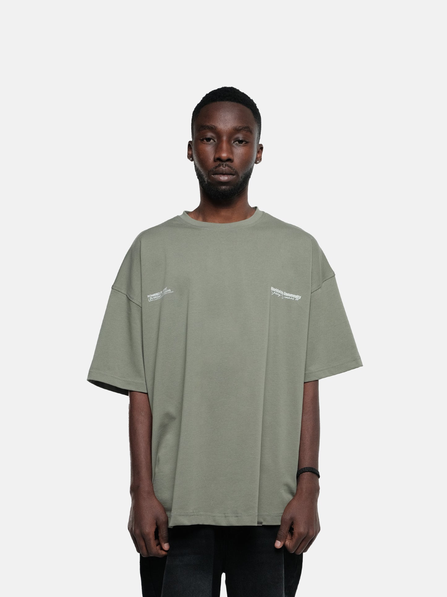 SAGE GREEN WORLDWIDE COMMUNITY T-SHIRT