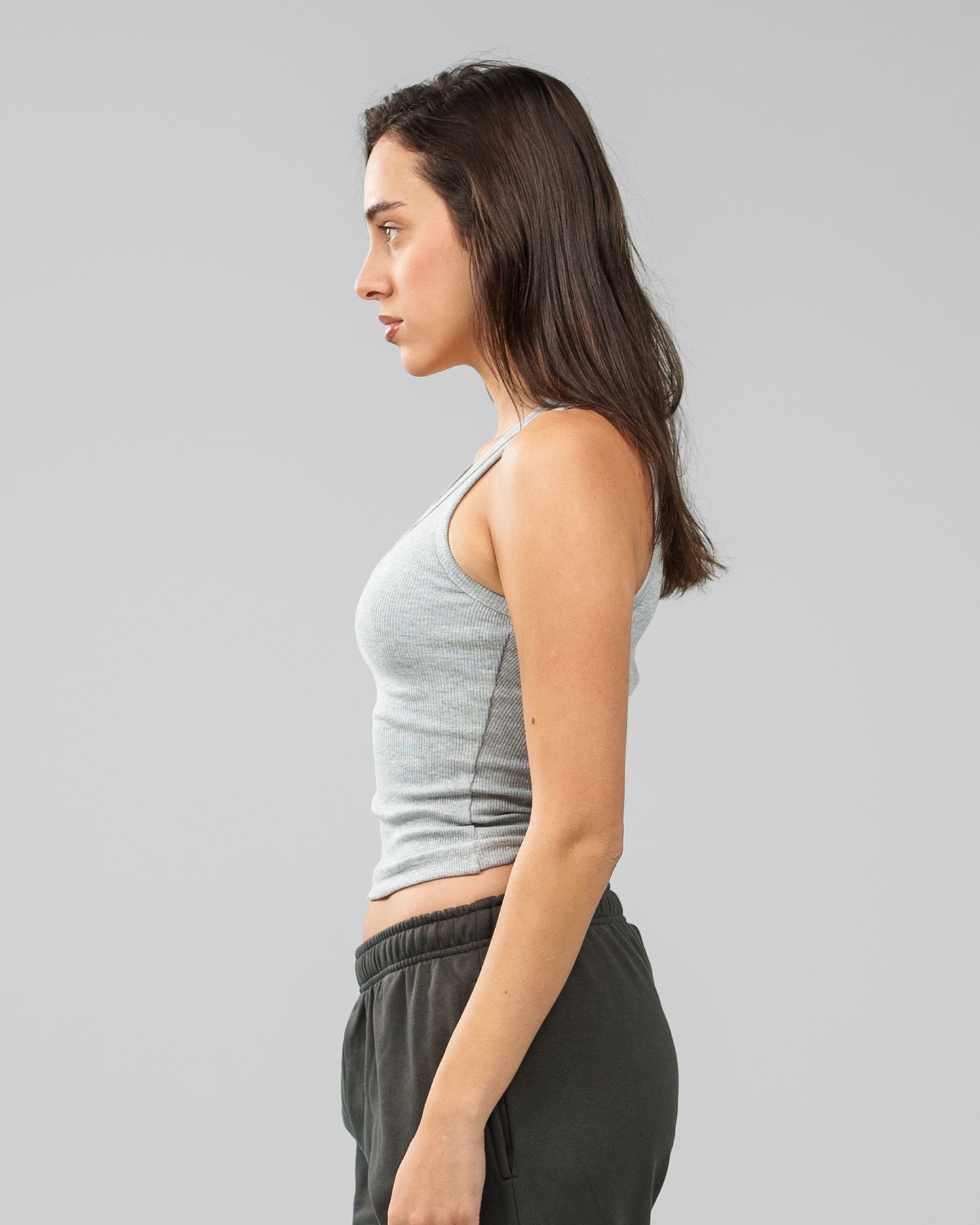 LIGHT GREY TANK TOP