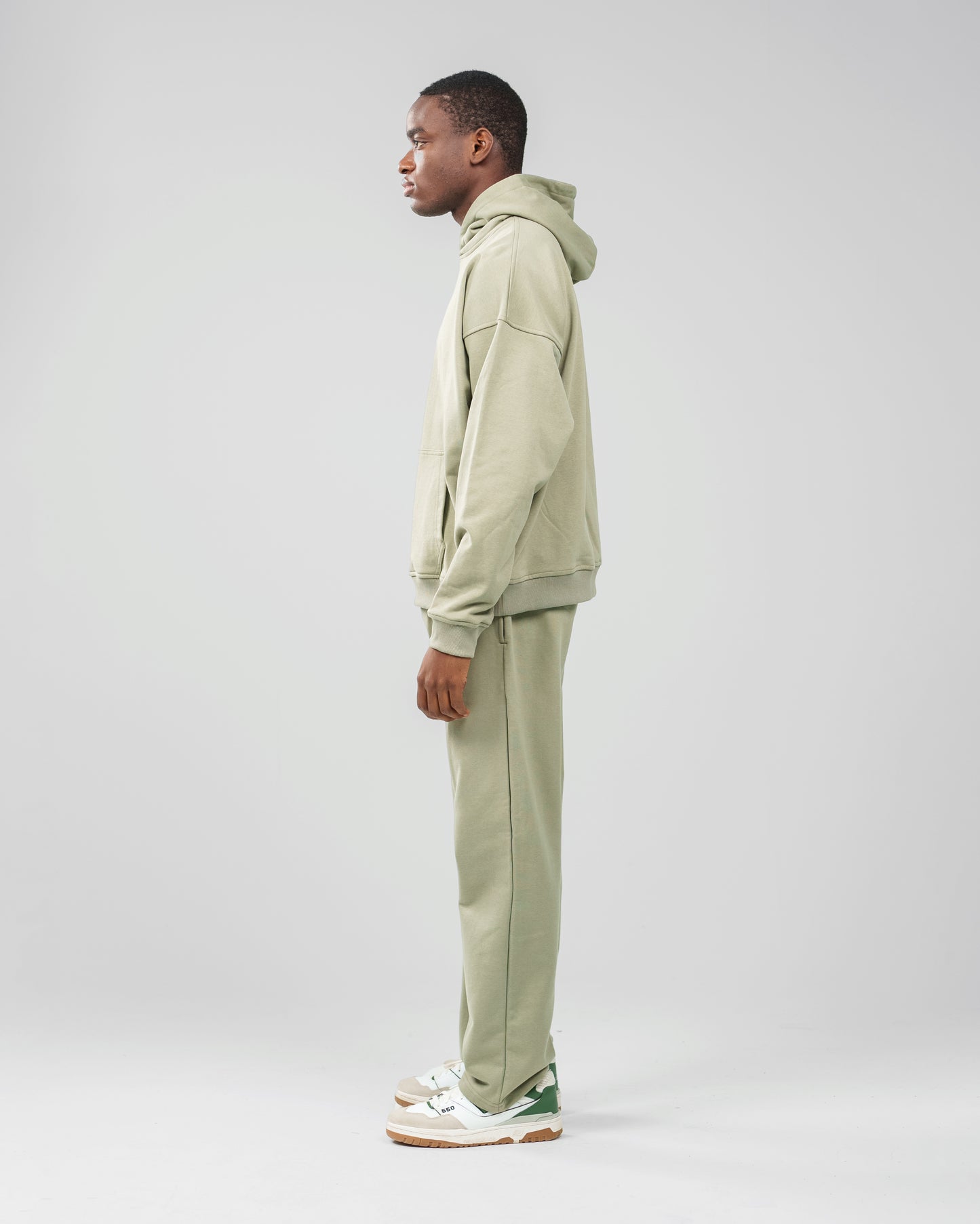 SOFT OLIVE GREEN HOODIE