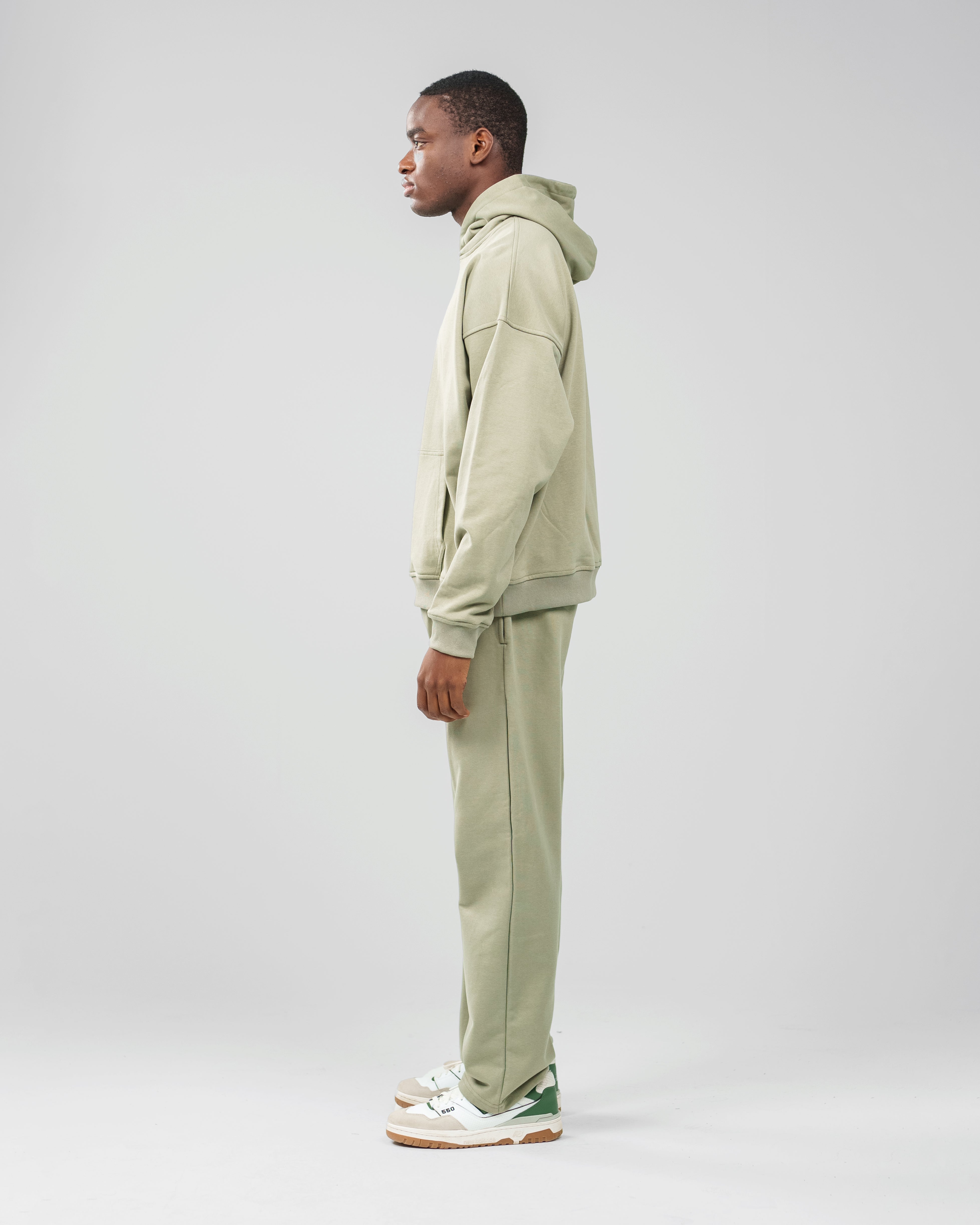 SOFT OLIVE GREEN HOODIE