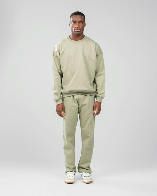 SOFT OLIVE GREEN CREWNECK