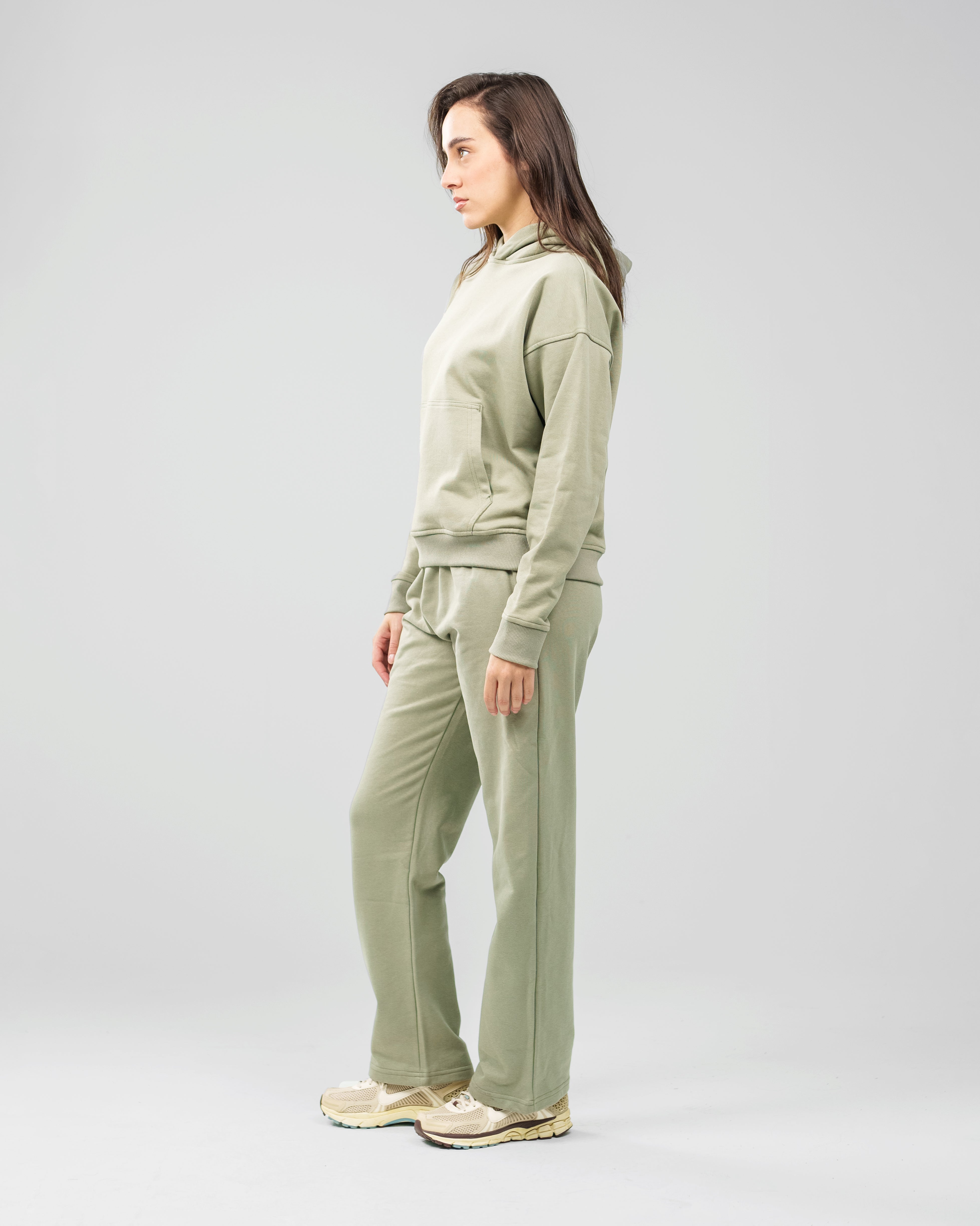 SOFT OLIVE GREEN HOODIE