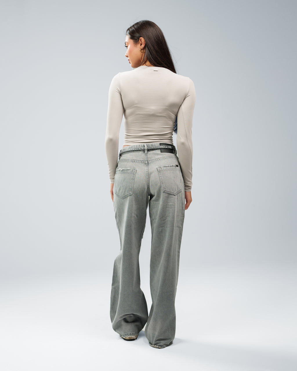 DRAWSTRING ULTRA BAGGY JEANS