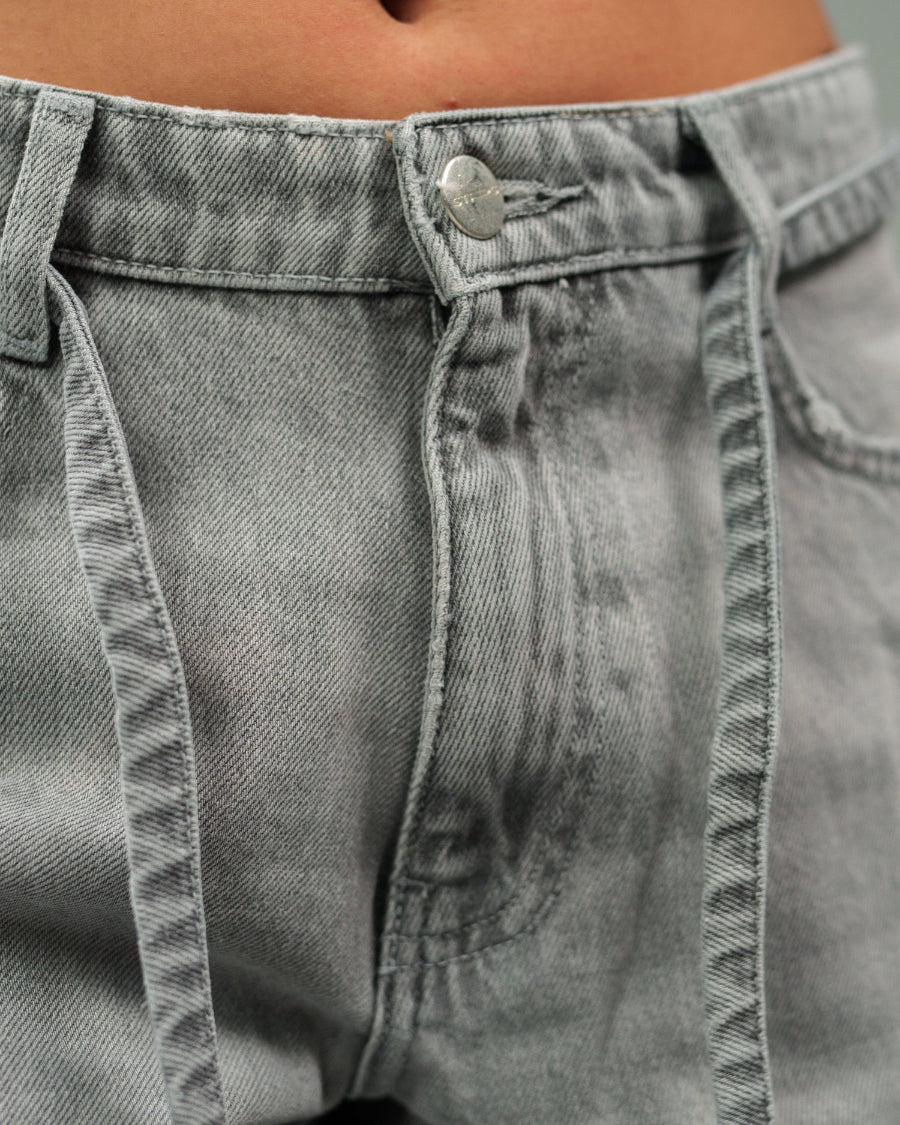 DRAWSTRING ULTRA BAGGY JEANS