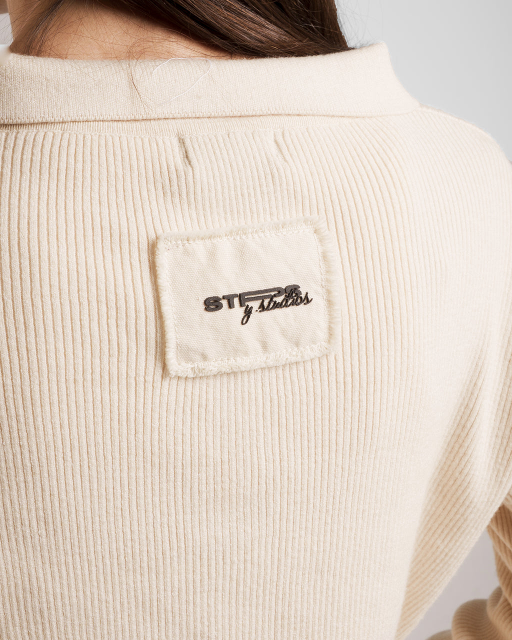 S X Y KNIT POLO SWEATER