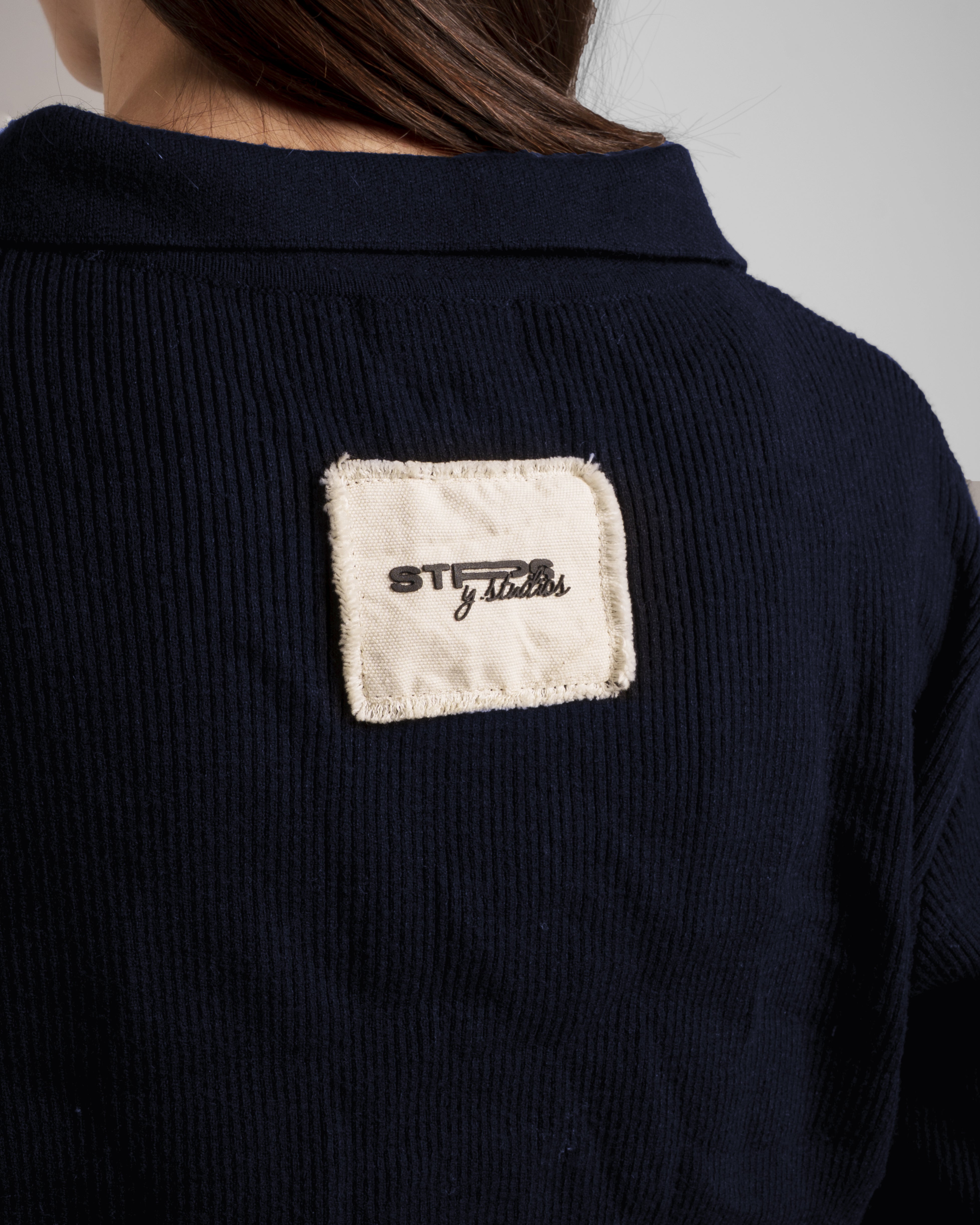 S X Y KNIT POLO SWEATER