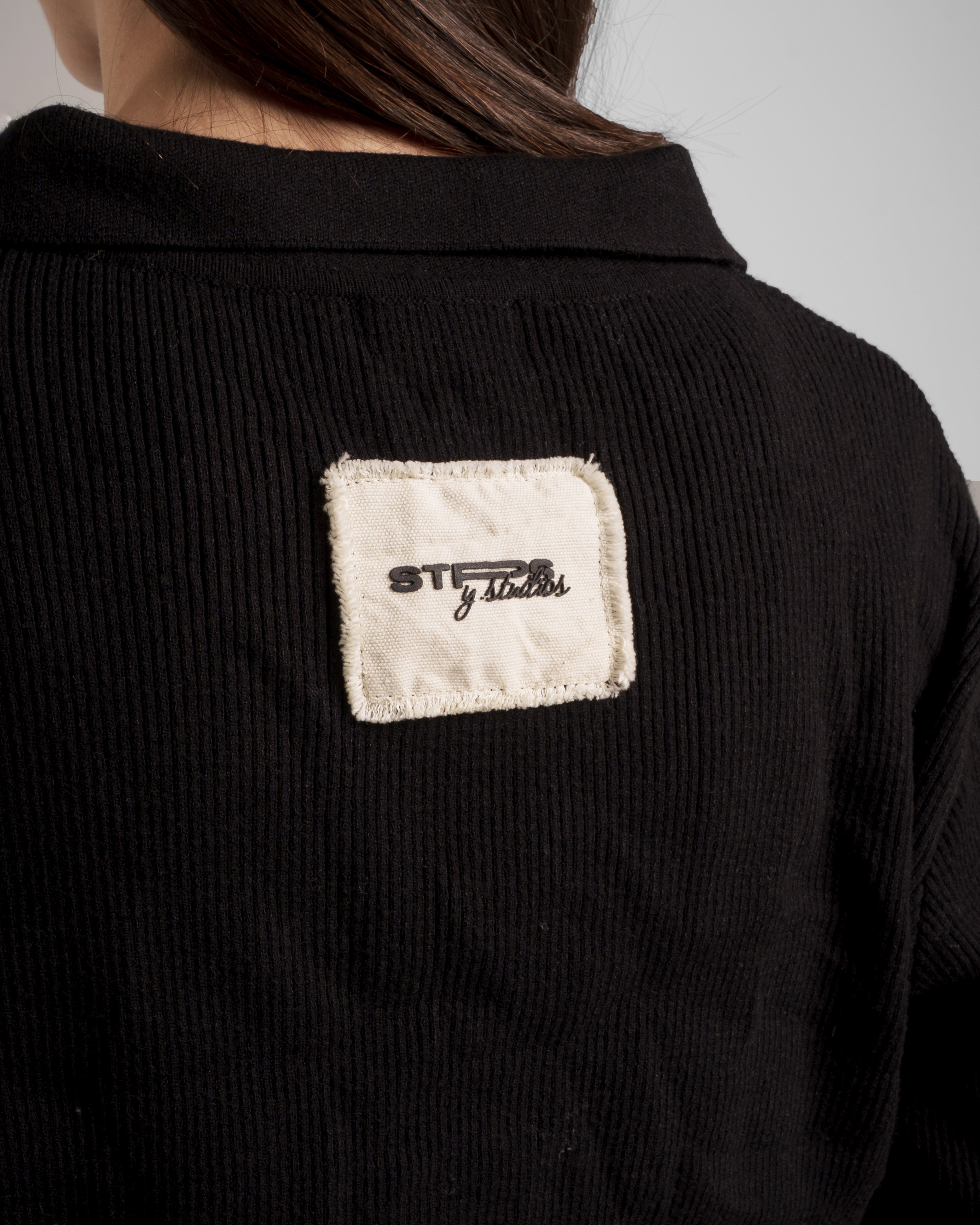 S X Y KNIT POLO SWEATER