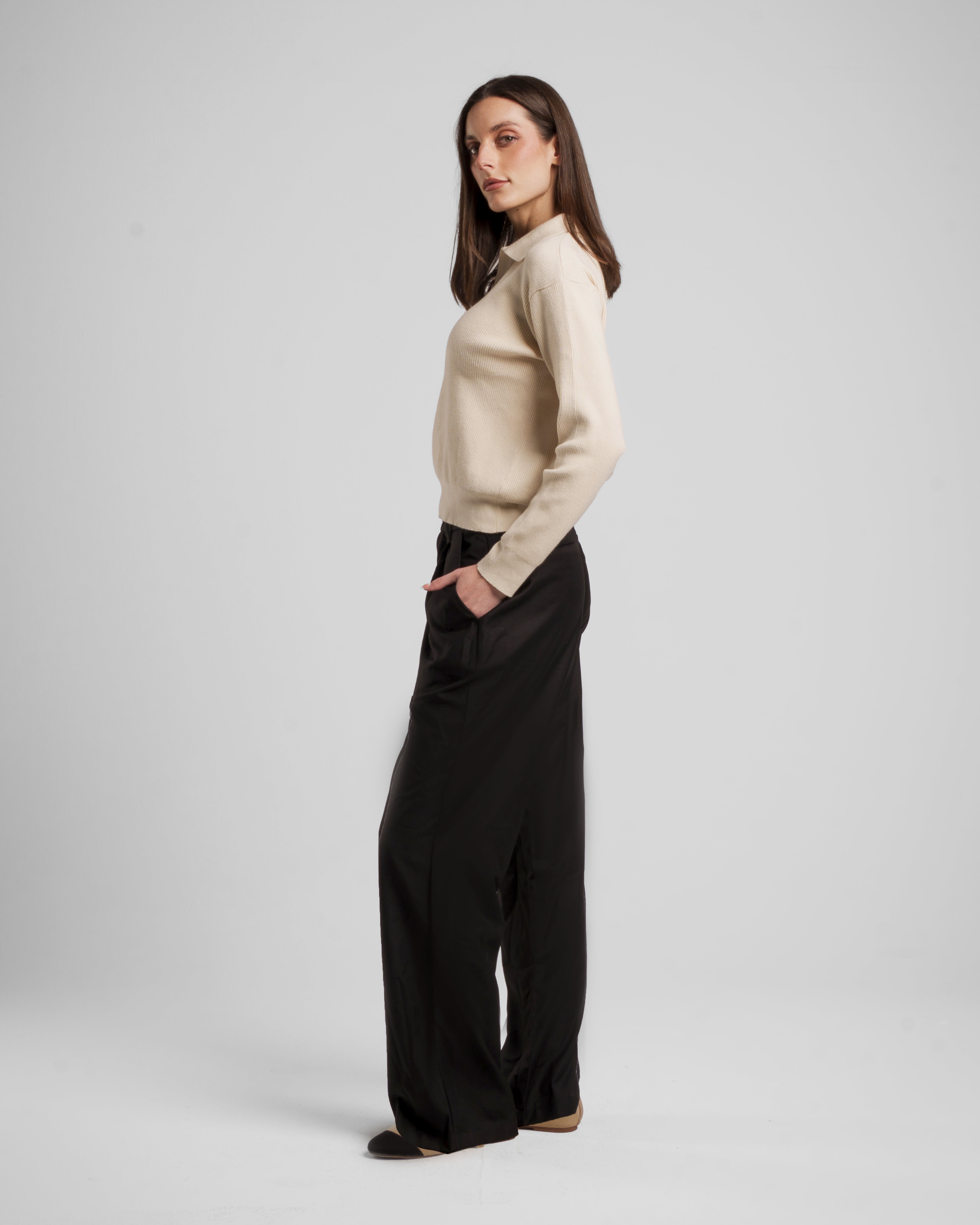 S X Y PLEAT TROUSERS
