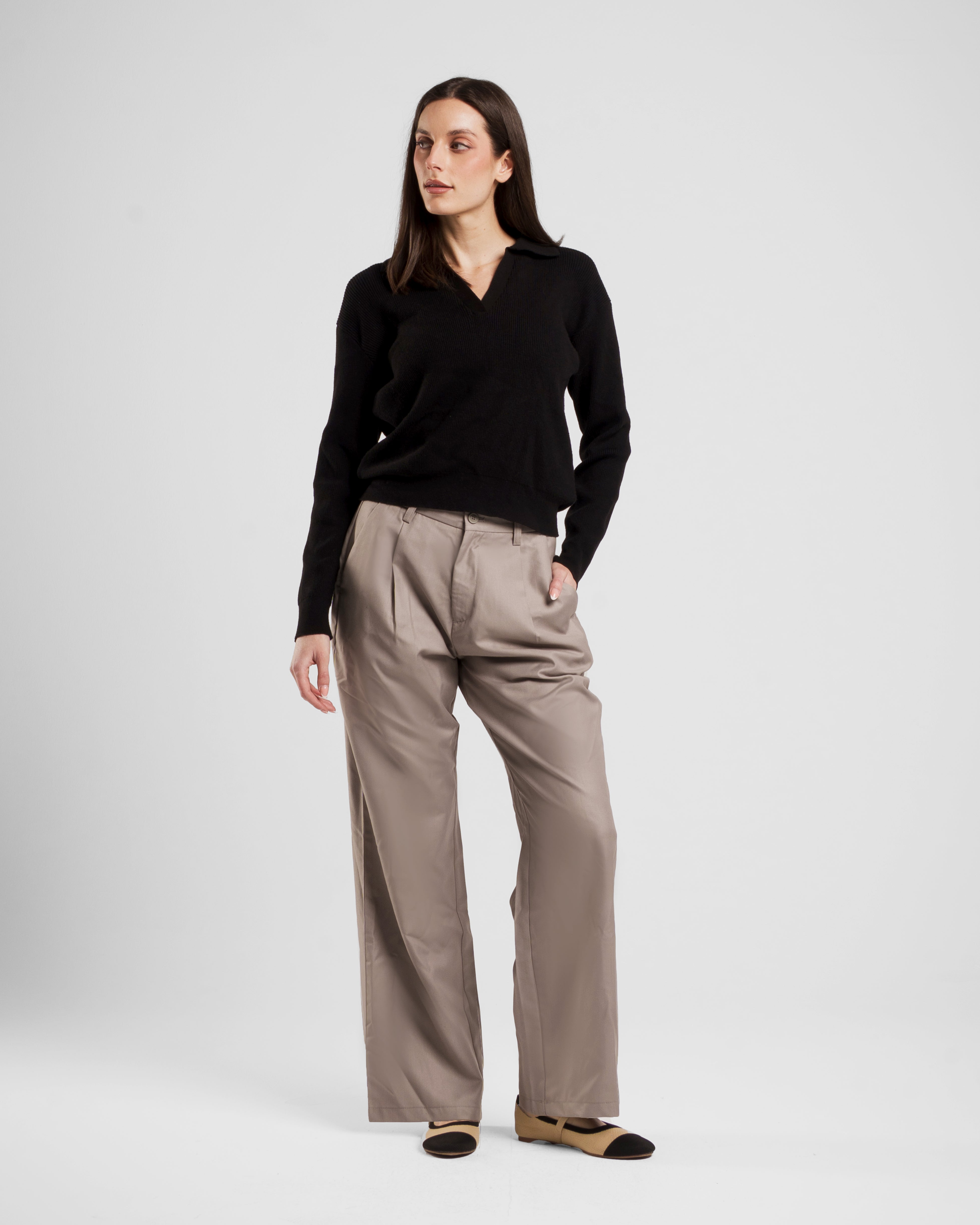 S X Y PLEAT TROUSERS